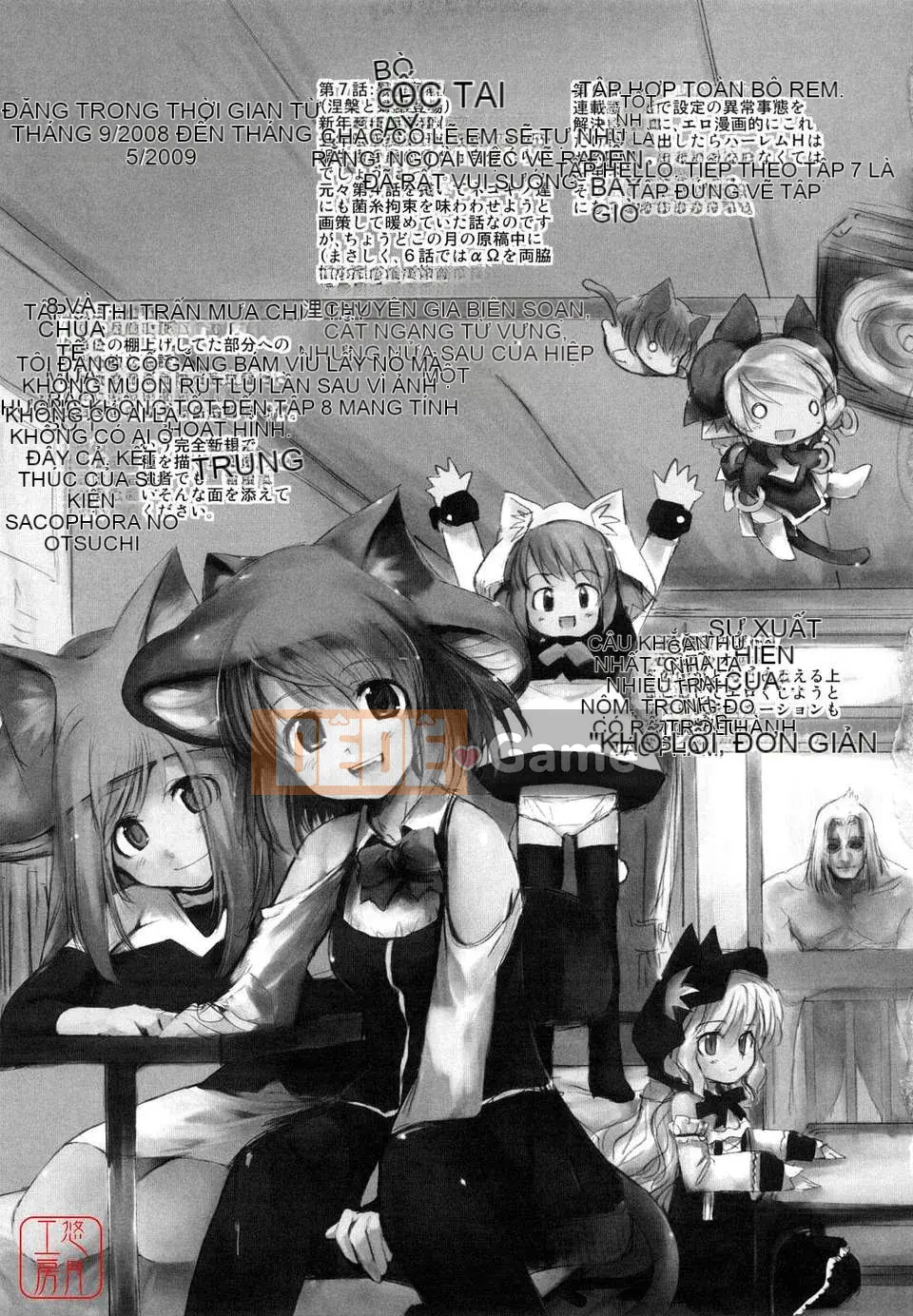 [Nibinamo Lồi] Nekokino và thị trấn mưa