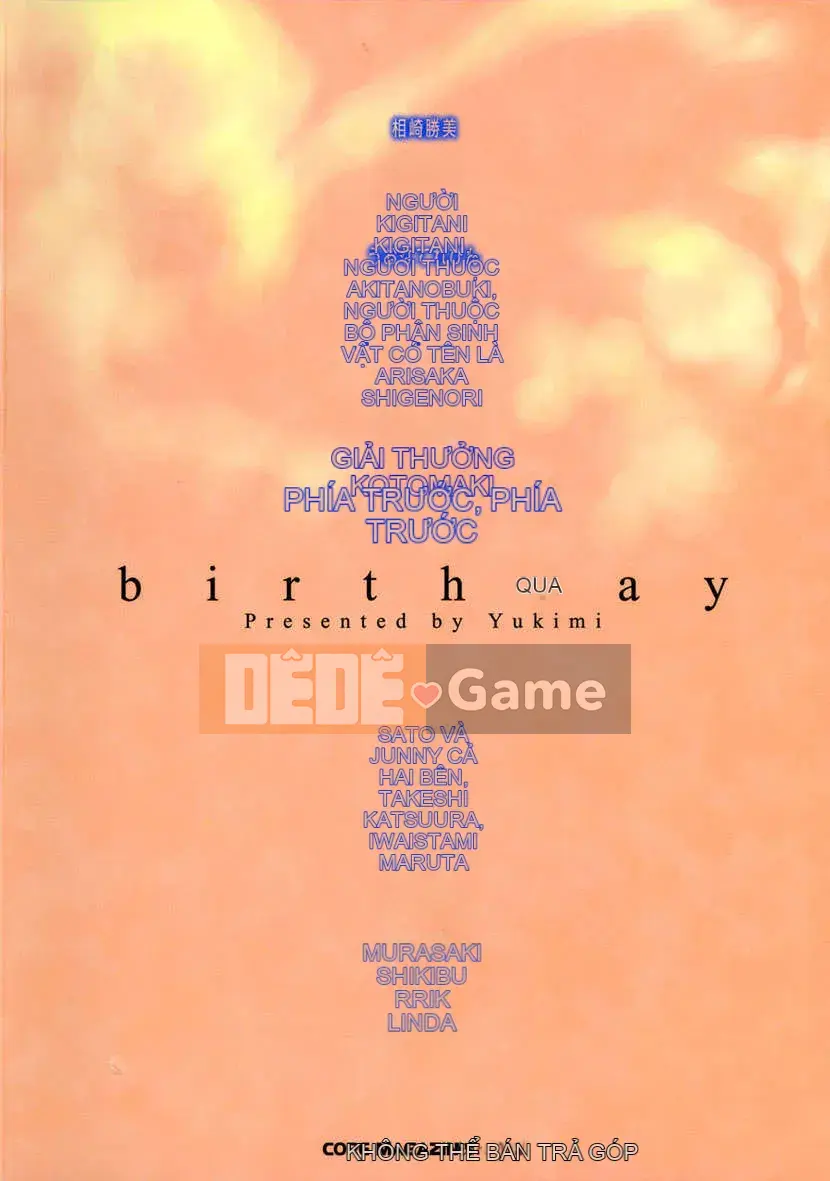 [Yukimi] Sinh nhật