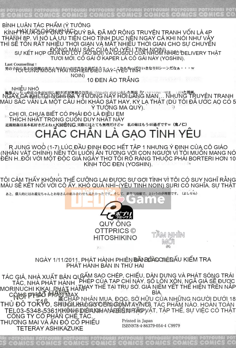 [Onino Hitoshi] Thưa quý vị