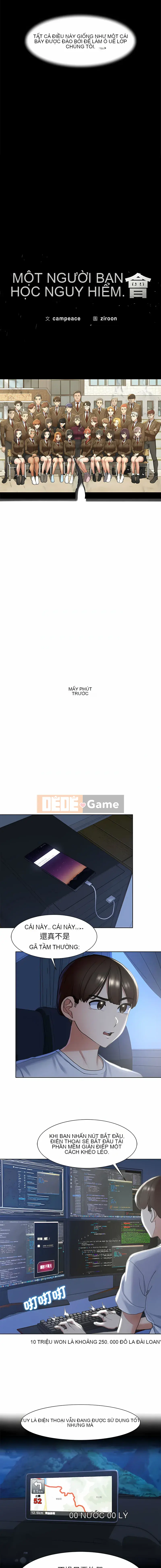Bạn cùng lớp nguy hiểm Chương 1-4