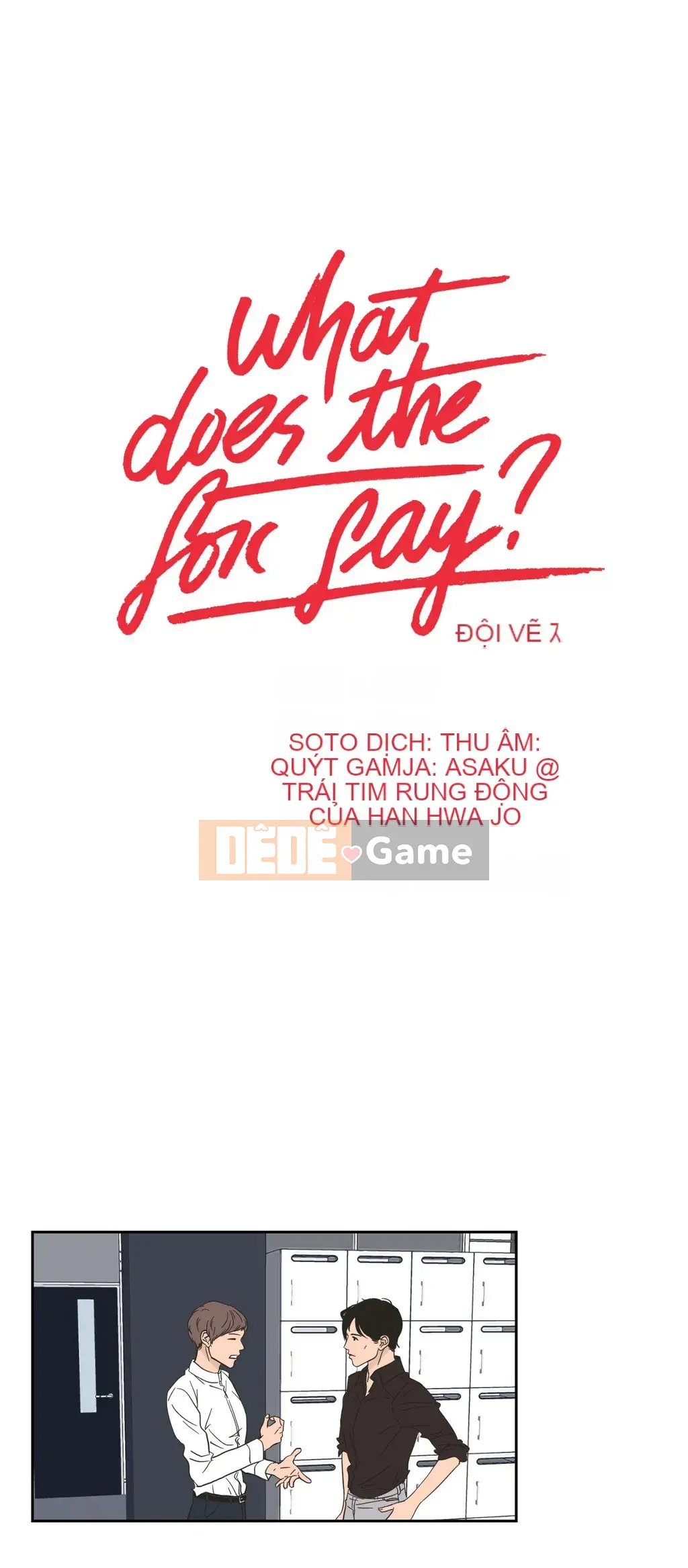 Cái gì -Làm -con cáo -Nói Chương 1-93