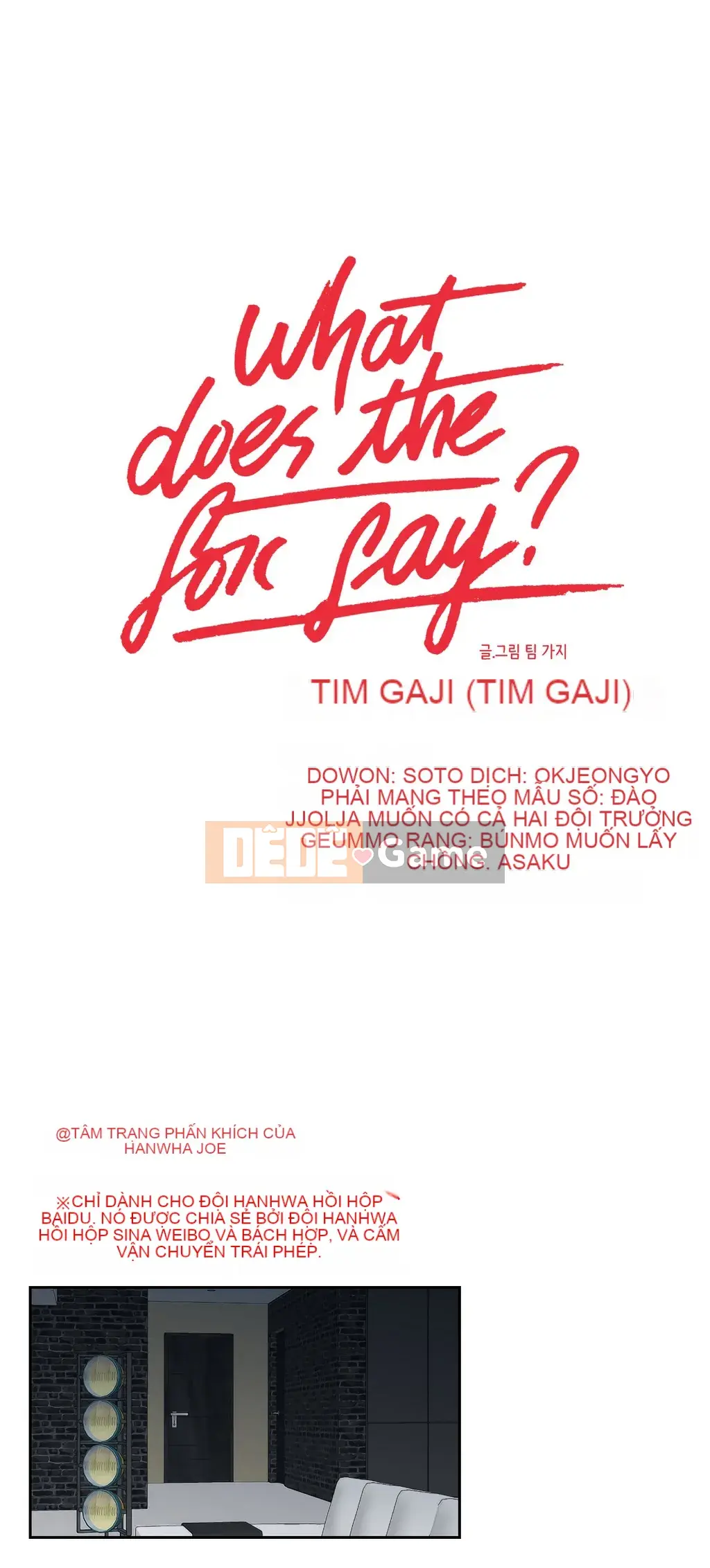 Cái gì -Làm -con cáo -Nói Chương 1-93