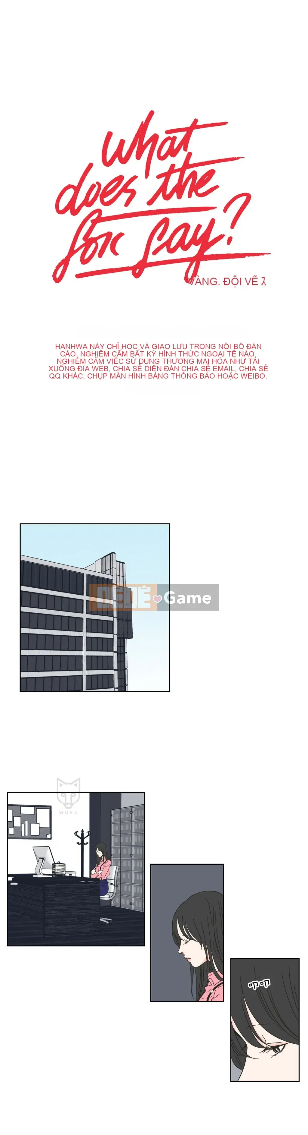 Cái gì -Làm -con cáo -Nói Chương 1-93