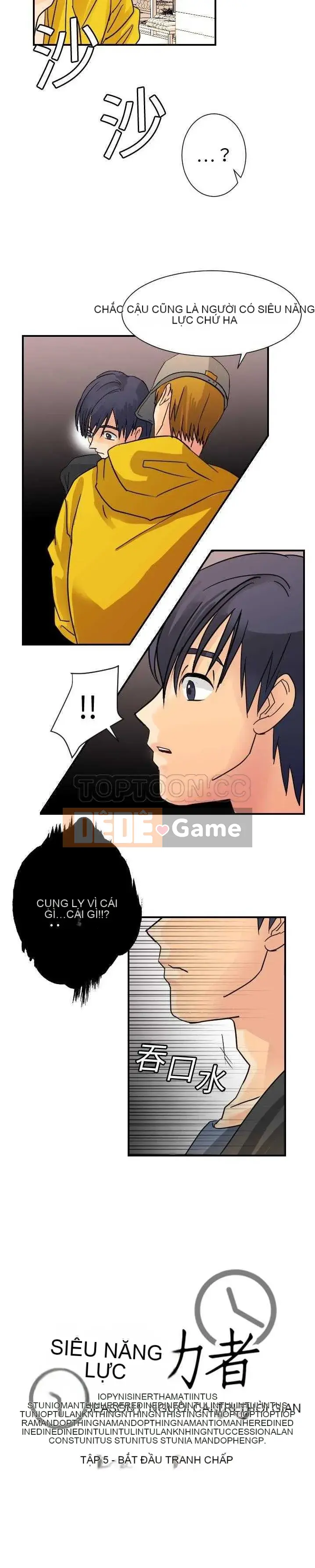 Siêu năng lực Chương 1-32