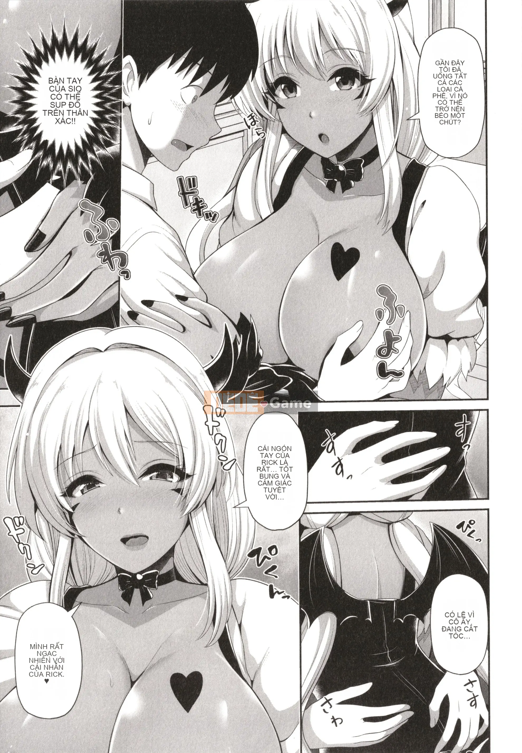 Black gal-chan chỉ đang nhìn bạn + Thẻ minh họa