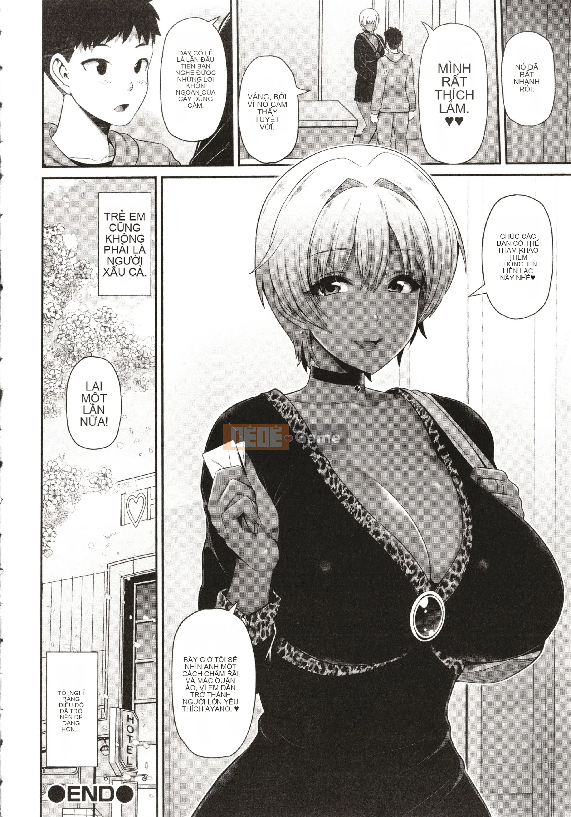 Black gal-chan chỉ đang nhìn bạn + Thẻ minh họa