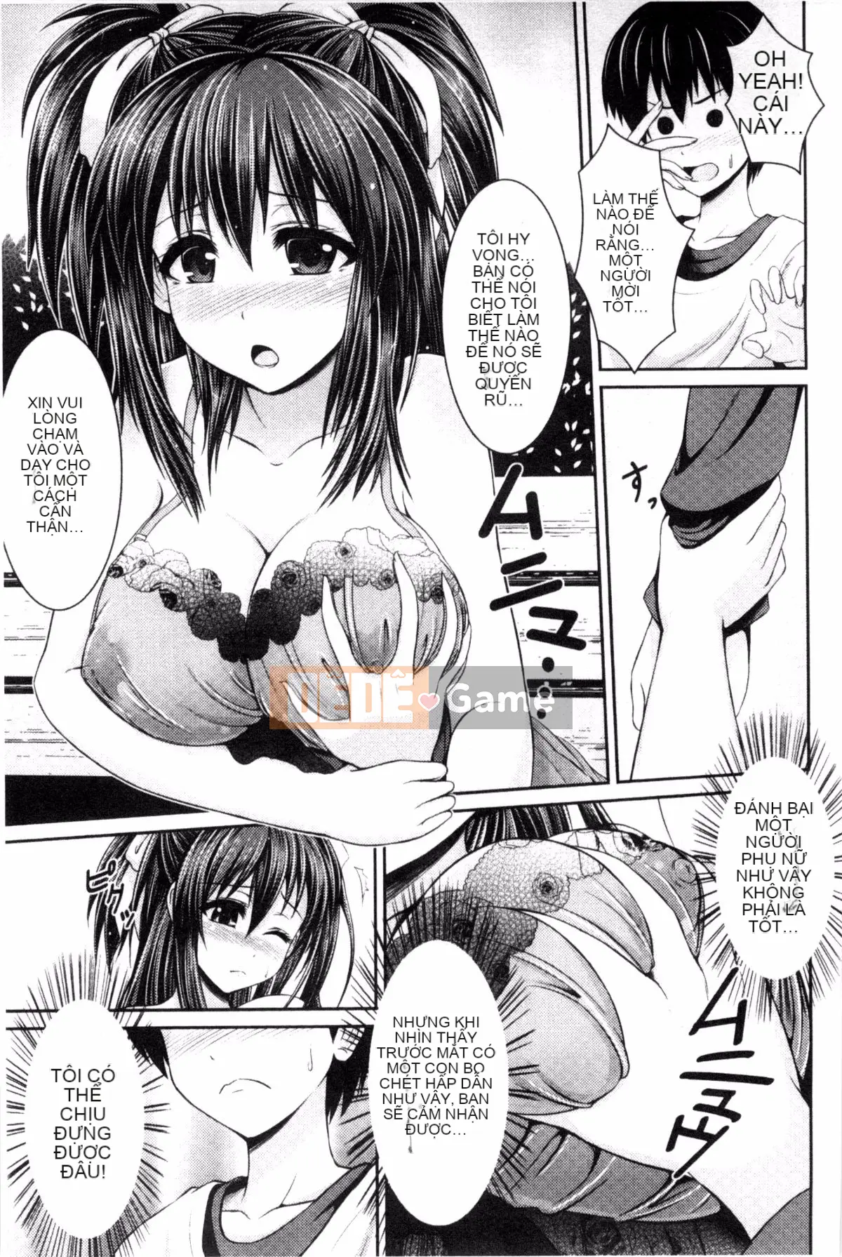 Cuồng khoe ngực đẹp