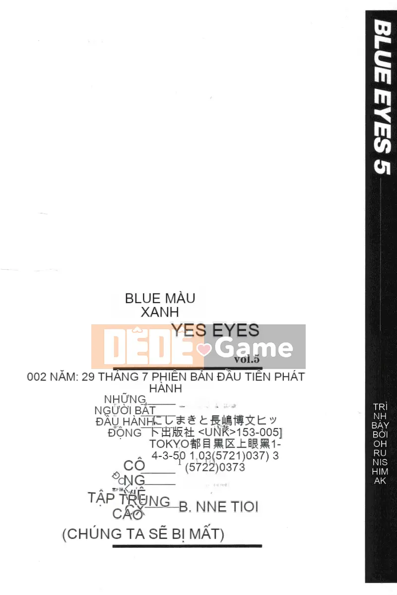 Toru Nishimaki Chương 5