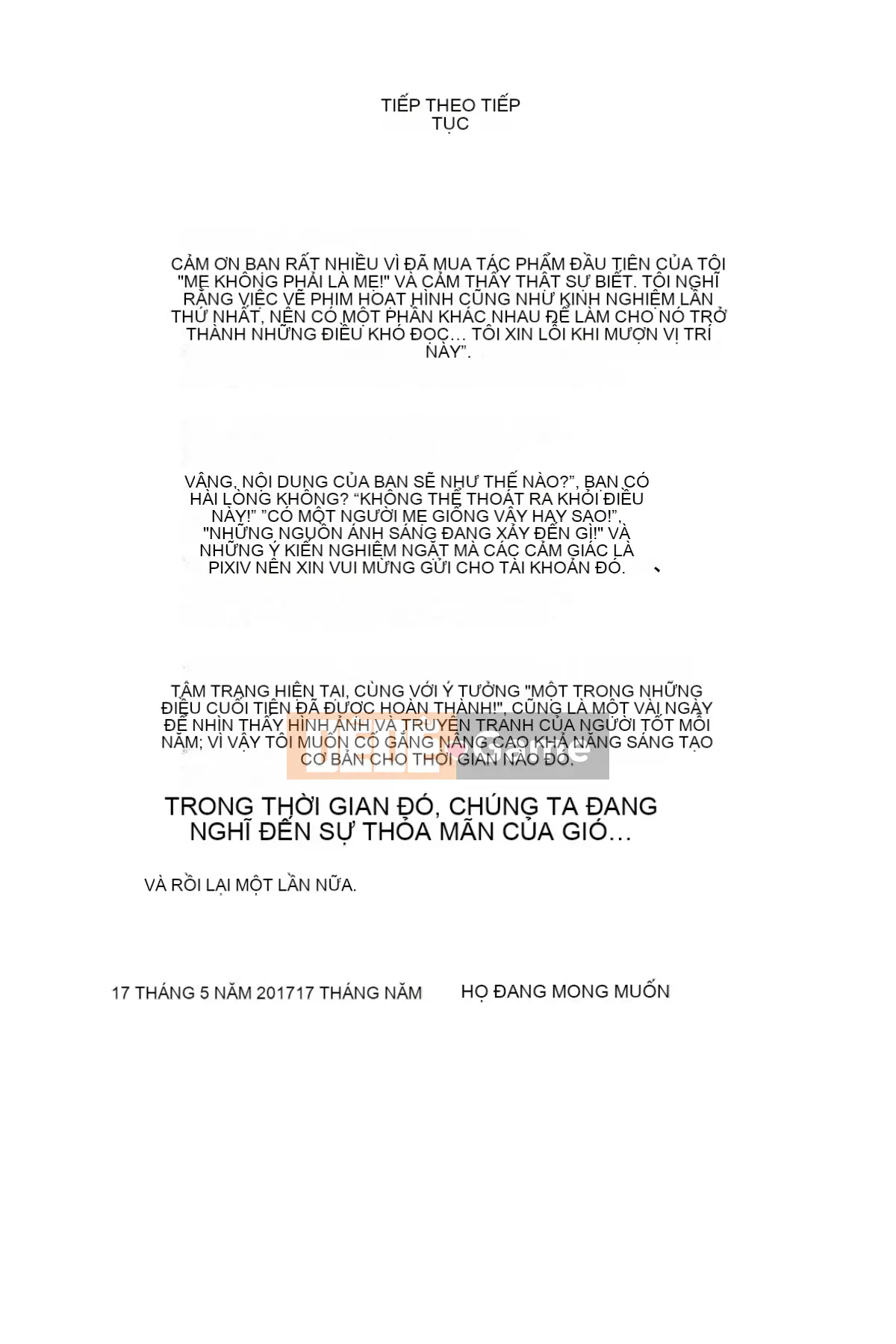 Chắc chắn phải là mẹ tôi!!