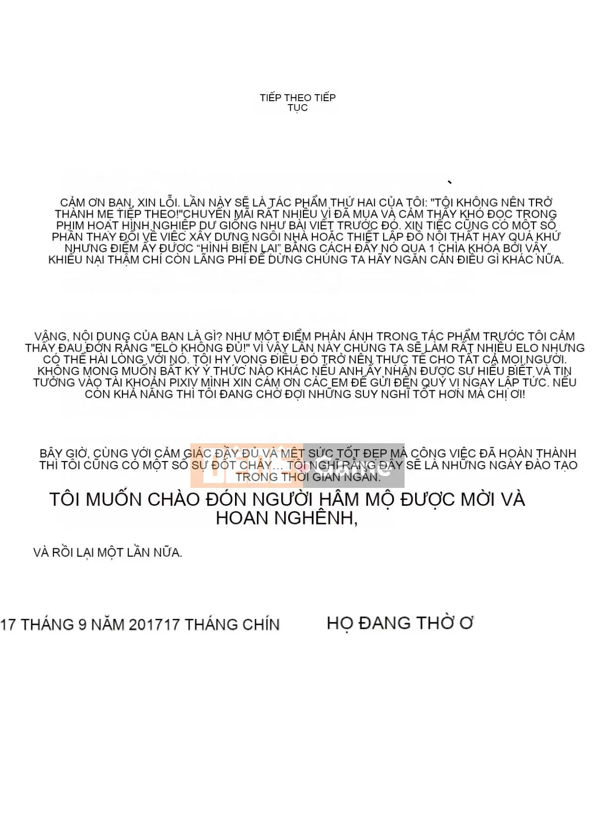 Tiếp: Đó phải là mẹ tôi!