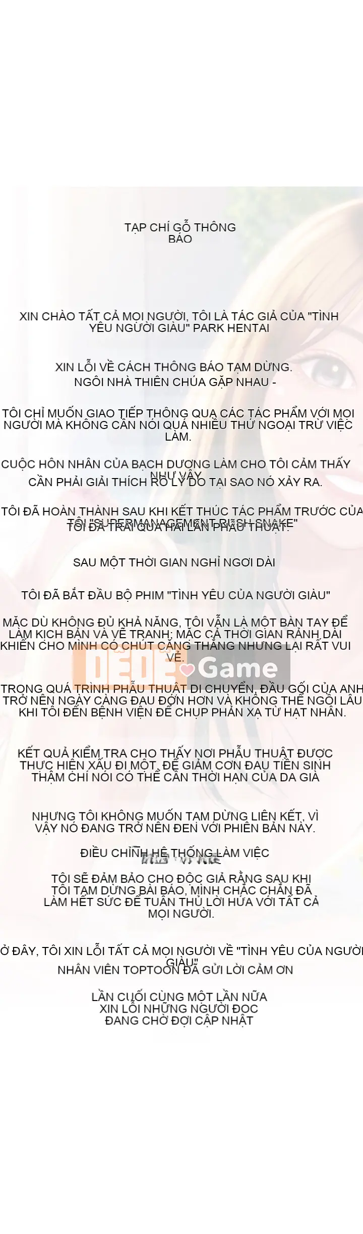 Tình yêu độc quyền Chương 1-30