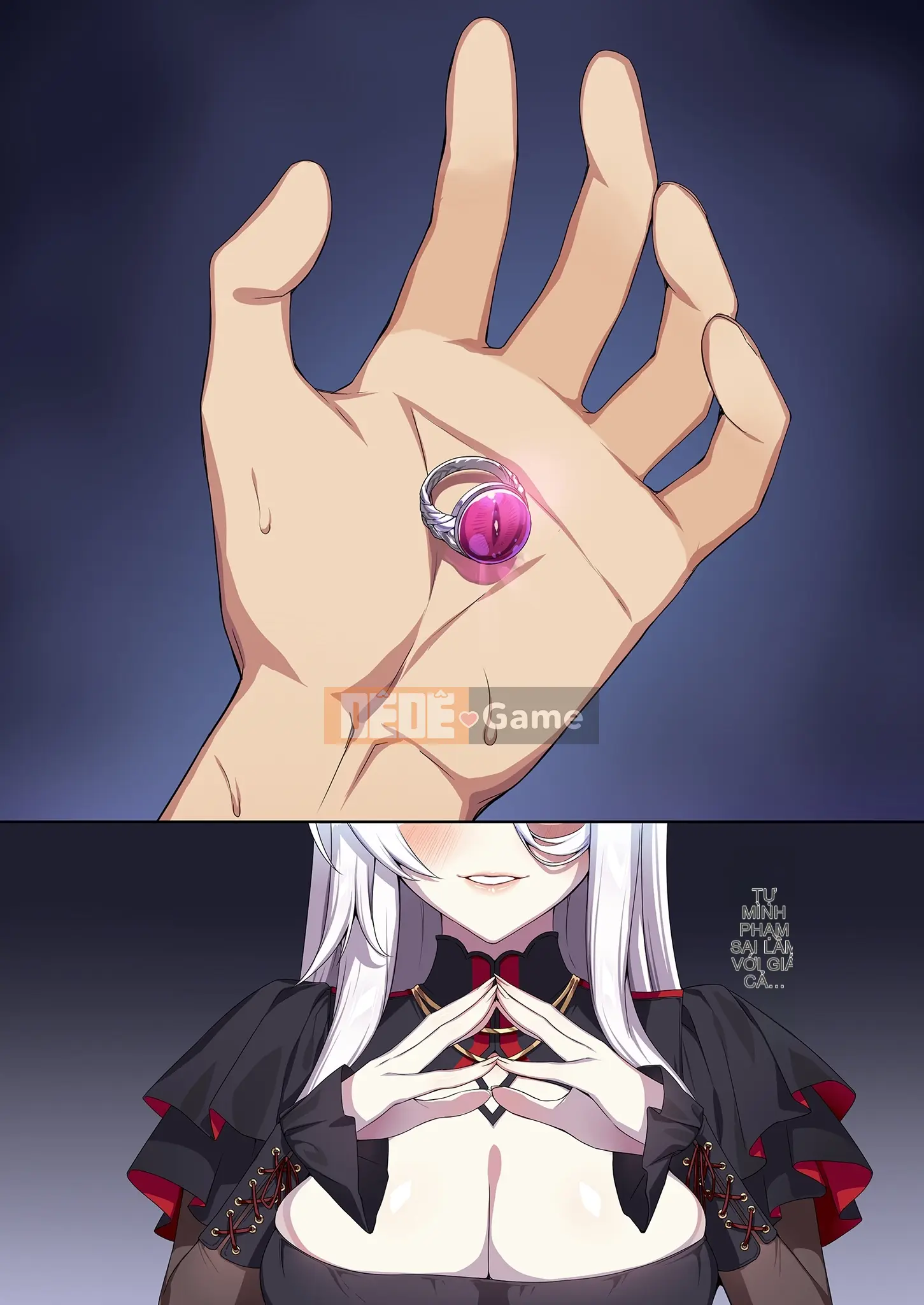 Người phụ nữ tuyết góa phụ không giỏi giao tiếp và chiếc nhẫn bị nguyền rủa 2 Người phụ nữ tuyết góa phụ không giỏi giao tiếp 2