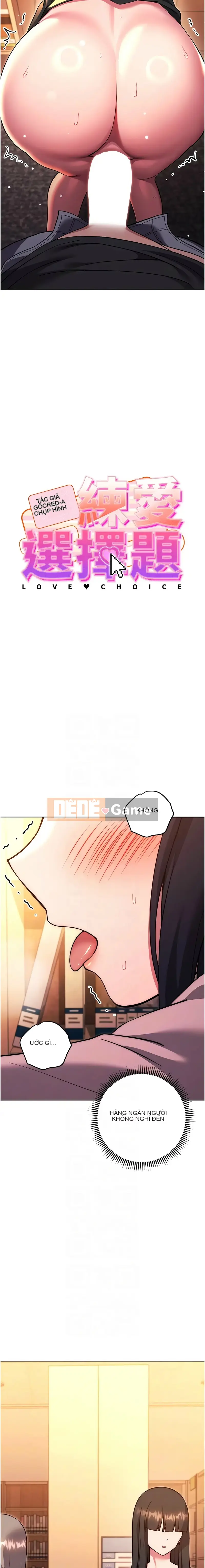 Luyện tập câu hỏi trắc nghiệm tình yêu Chương 36-37