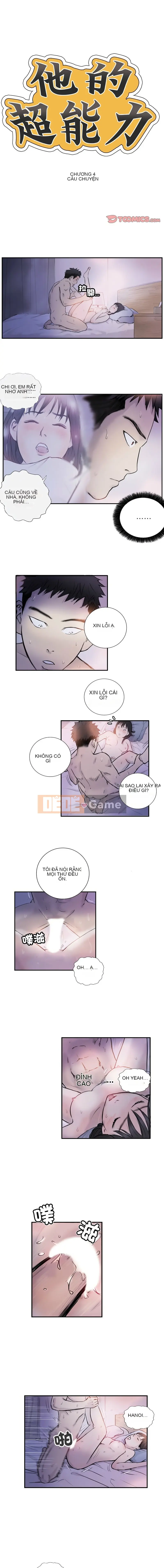 Siêu năng lực của anh ấy Chương 1-4