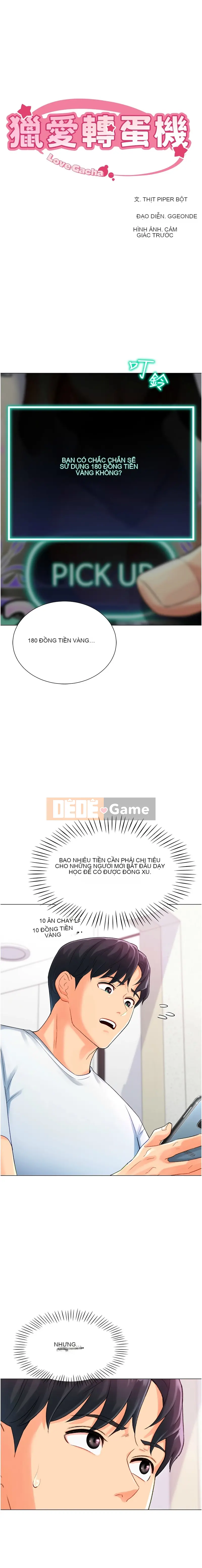 Máy săn gashapon tình yêu Chương 1-9