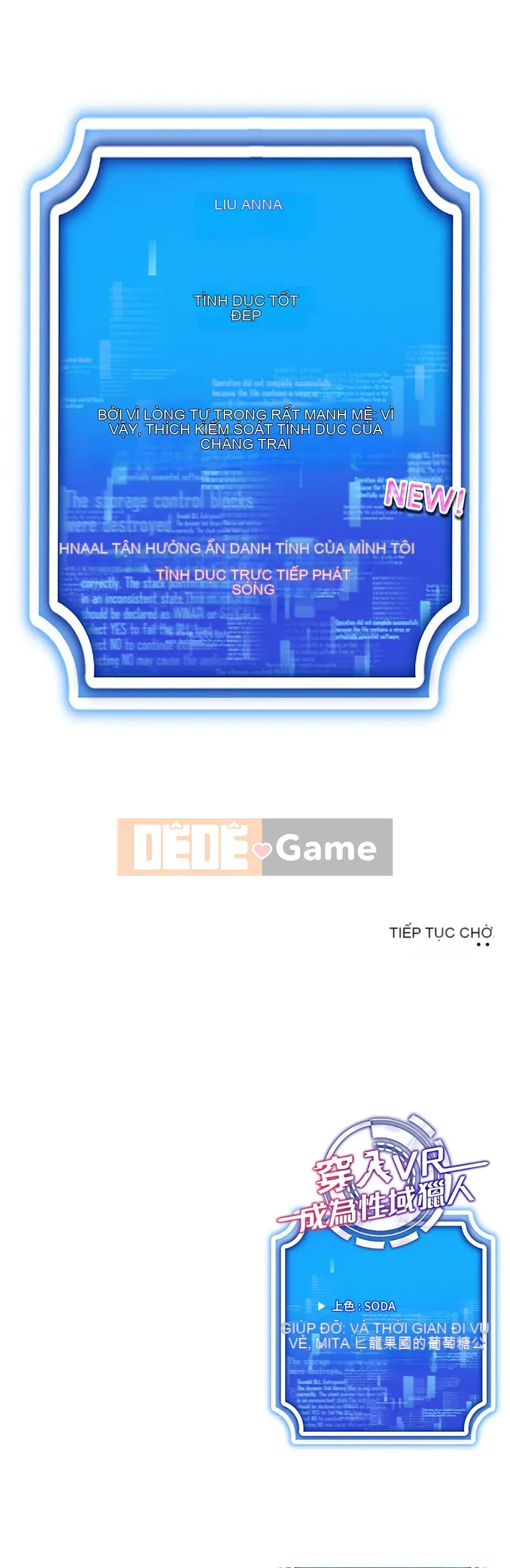 Thâm nhập VR trở thành thợ săn miền tình dục Chương 47-48