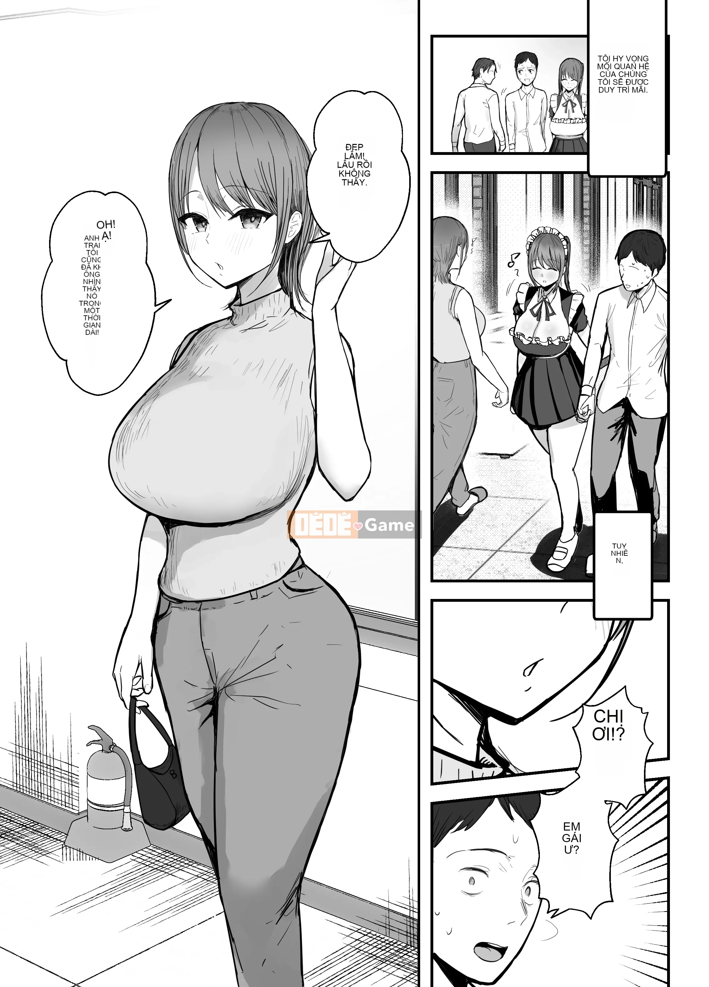 Một cháu gái tuyệt vời sống với cô ấy - - - - -