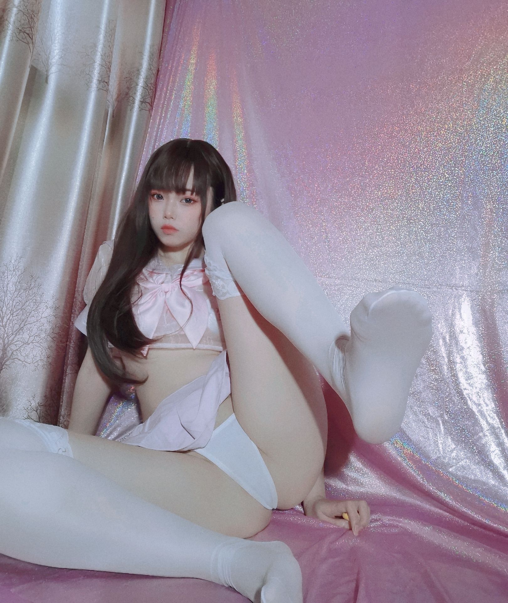 [Tháng 7 Meow] Bộ đồ thủy thủ màu hồng