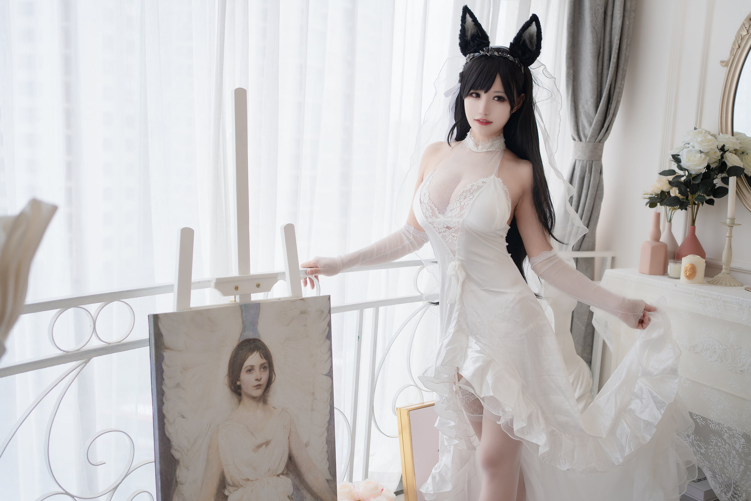 Chiyo W Okura - Váy cưới Atago