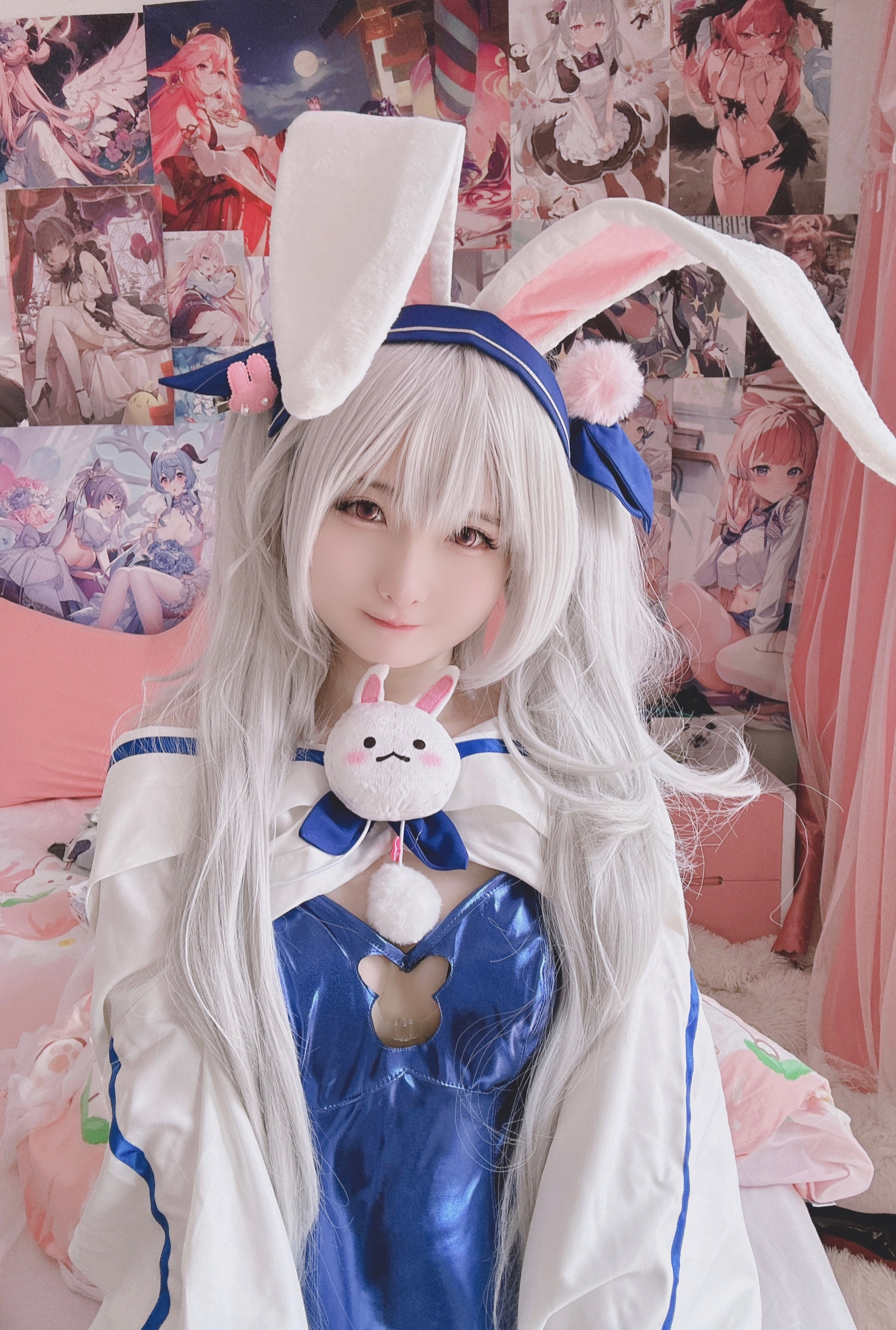 [XI DAIDAI] Bunny Girl Lafite với GIF (tuyến đường màu xanh Azur) [Không điều chỉnh]