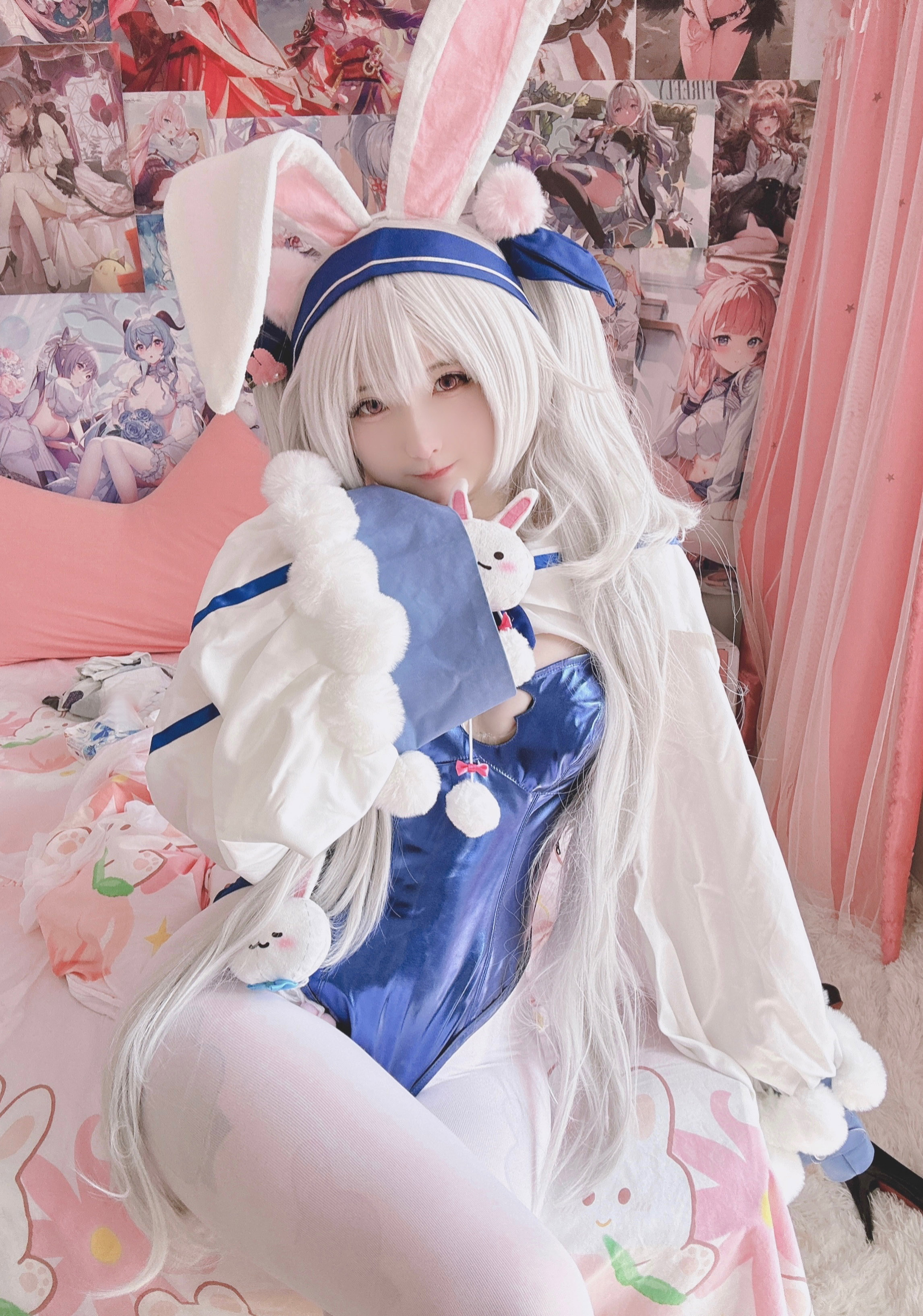 [XI DAIDAI] Bunny Girl Lafite với GIF (tuyến đường màu xanh Azur) [Không điều chỉnh]