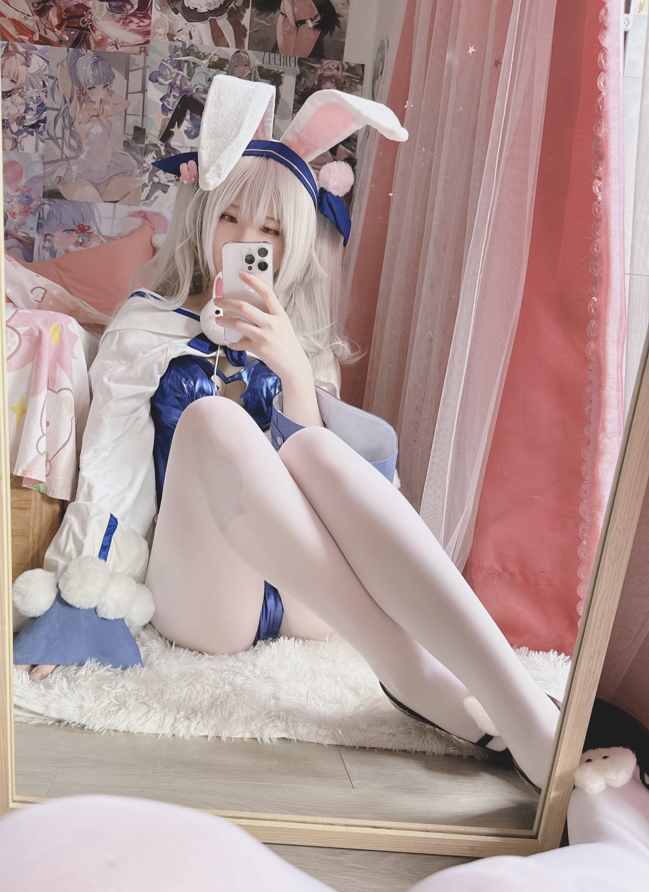 [XI DAIDAI] Bunny Girl Lafite với GIF (tuyến đường màu xanh Azur) [Không điều chỉnh]