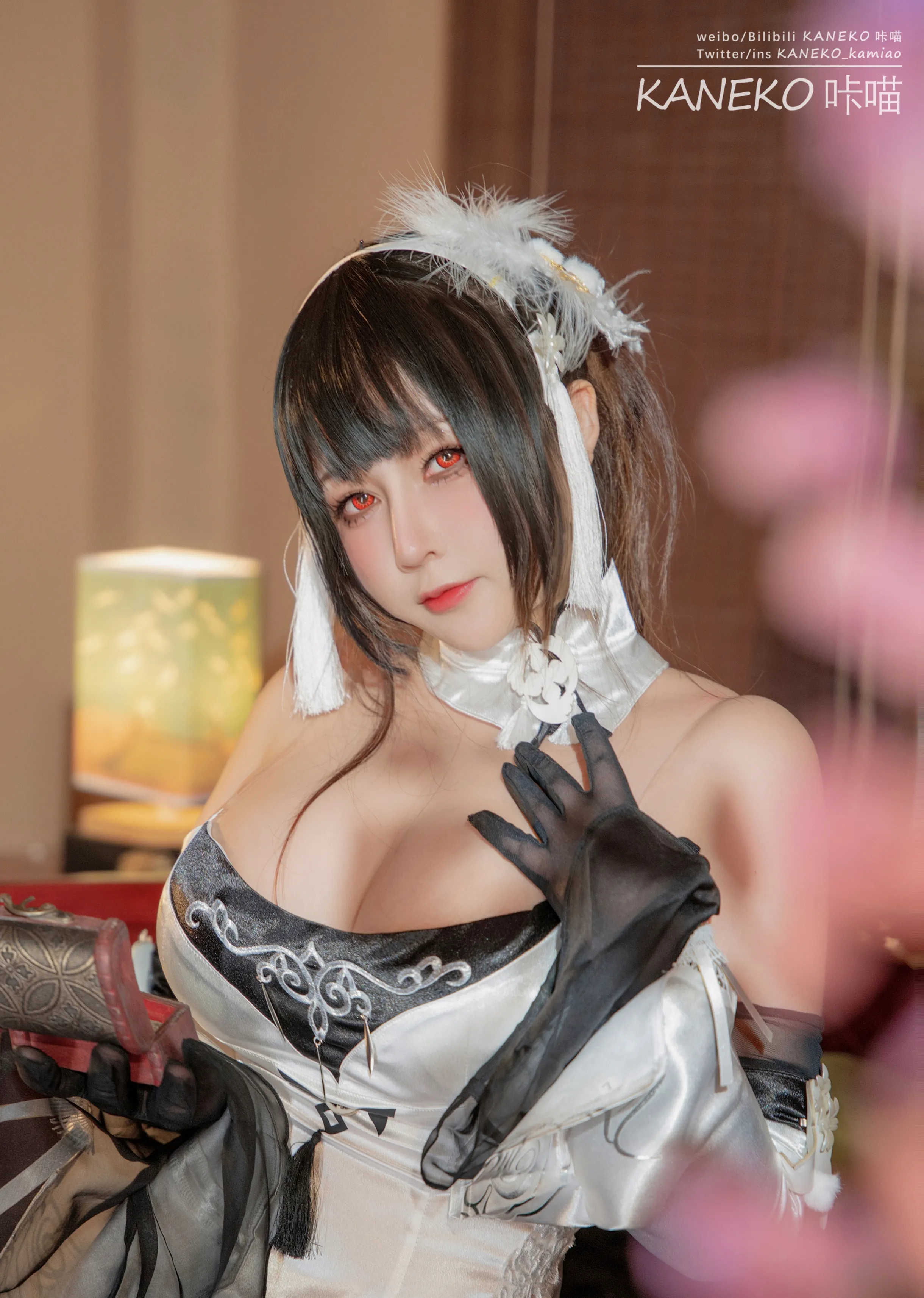 Kaneko_ka Meow - Azure Route Zhenhai White Cheongsam