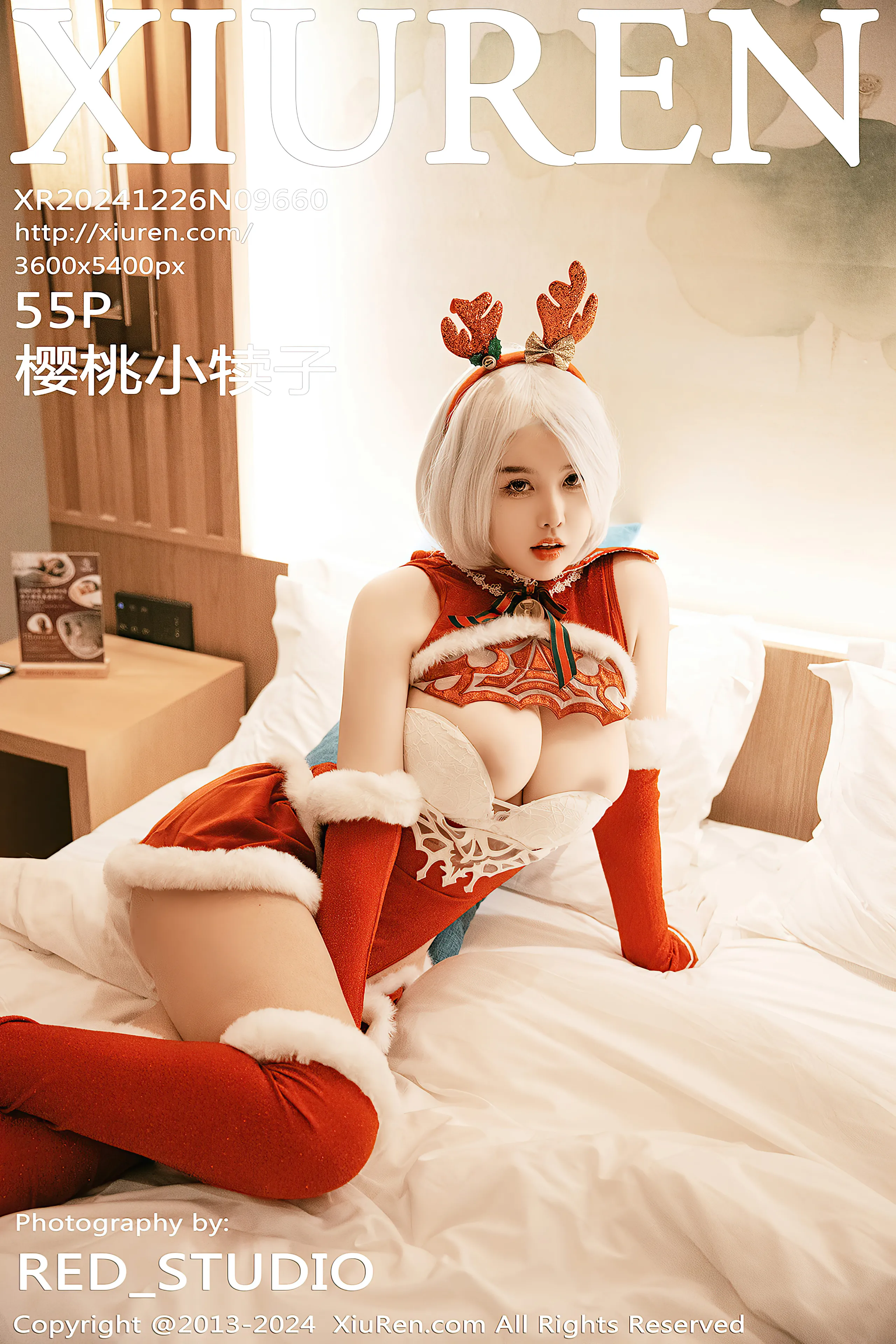 [Xiuren xiuren.com: Cherry Calf] Yorha 2B Chrismast