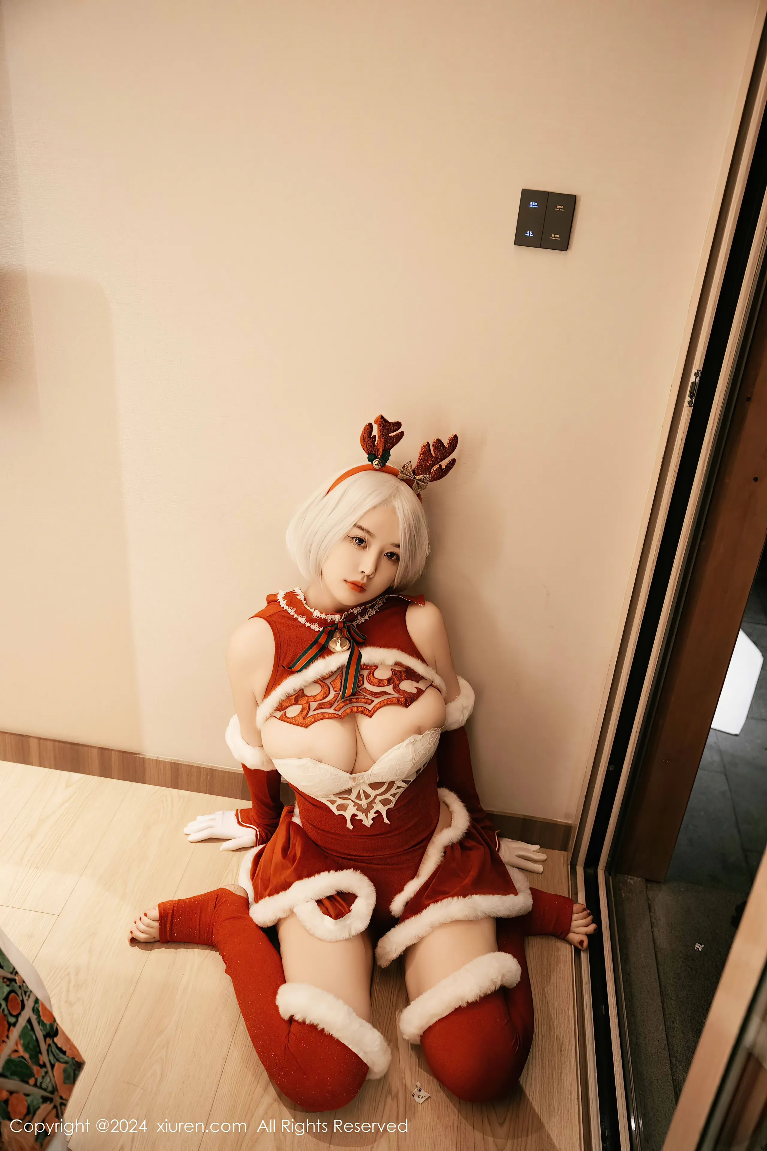 [Xiuren xiuren.com: Cherry Calf] Yorha 2B Chrismast