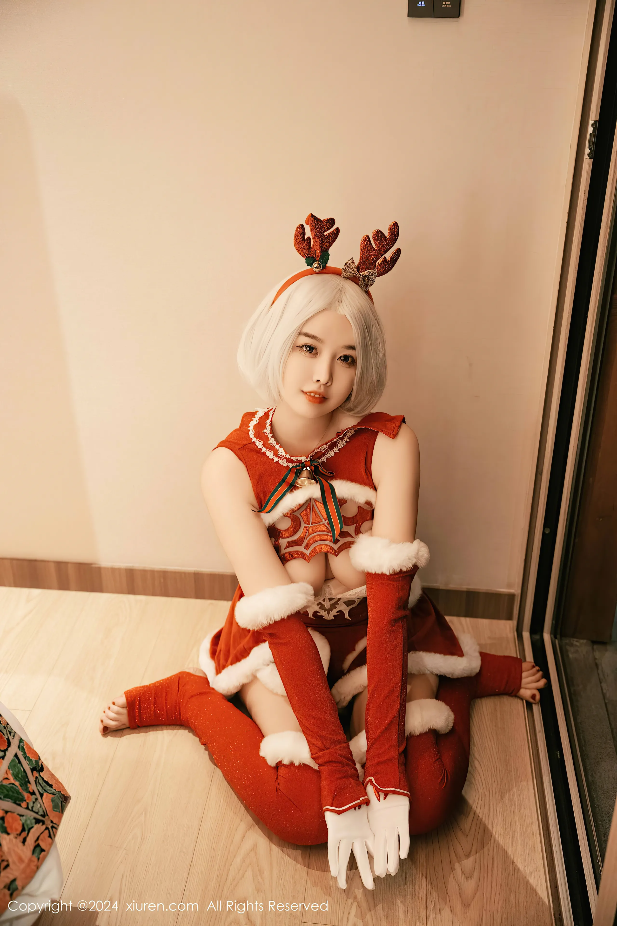 [Xiuren xiuren.com: Cherry Calf] Yorha 2B Chrismast