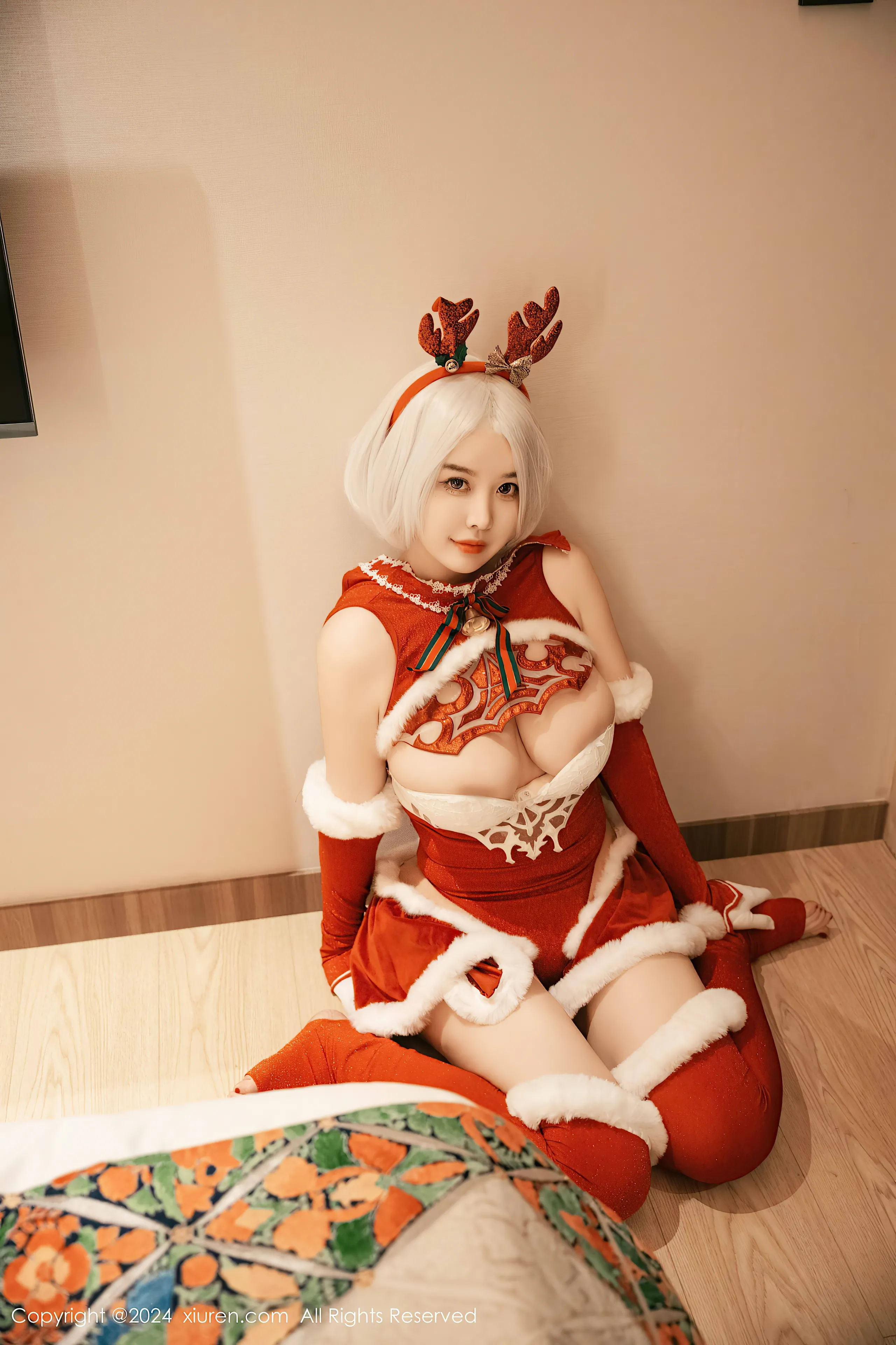 [Xiuren xiuren.com: Cherry Calf] Yorha 2B Chrismast