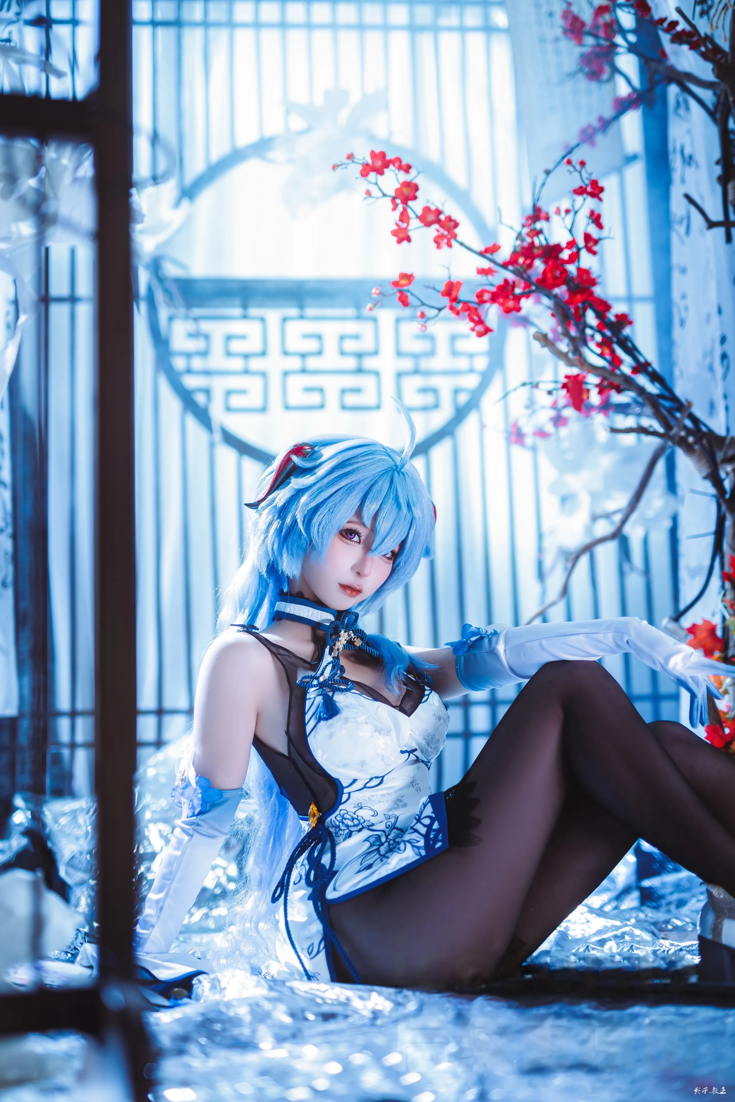 Momo ngu ngốc - Genshin Impact Gan Yu Cheongsam
