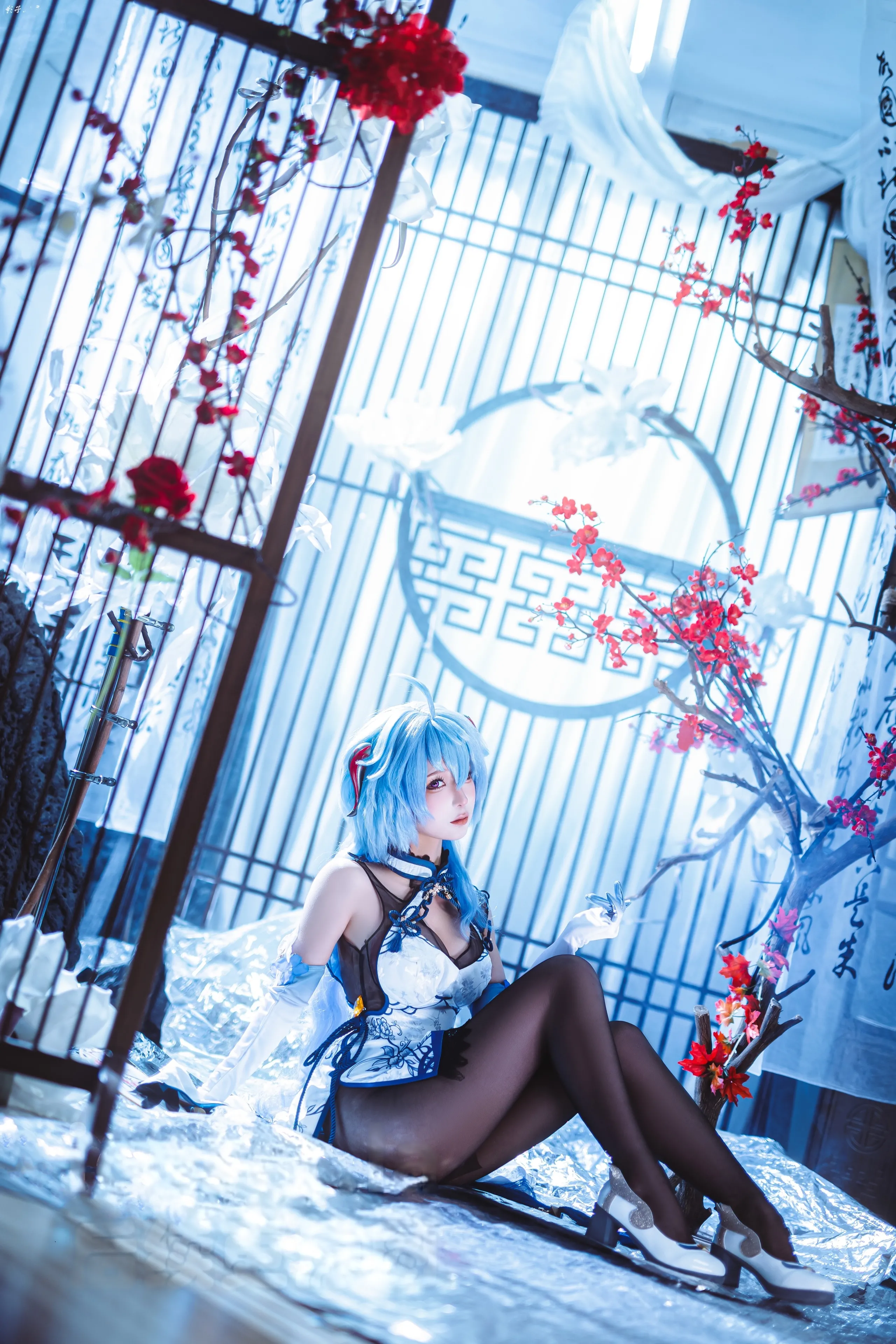 Momo ngu ngốc - Genshin Impact Gan Yu Cheongsam