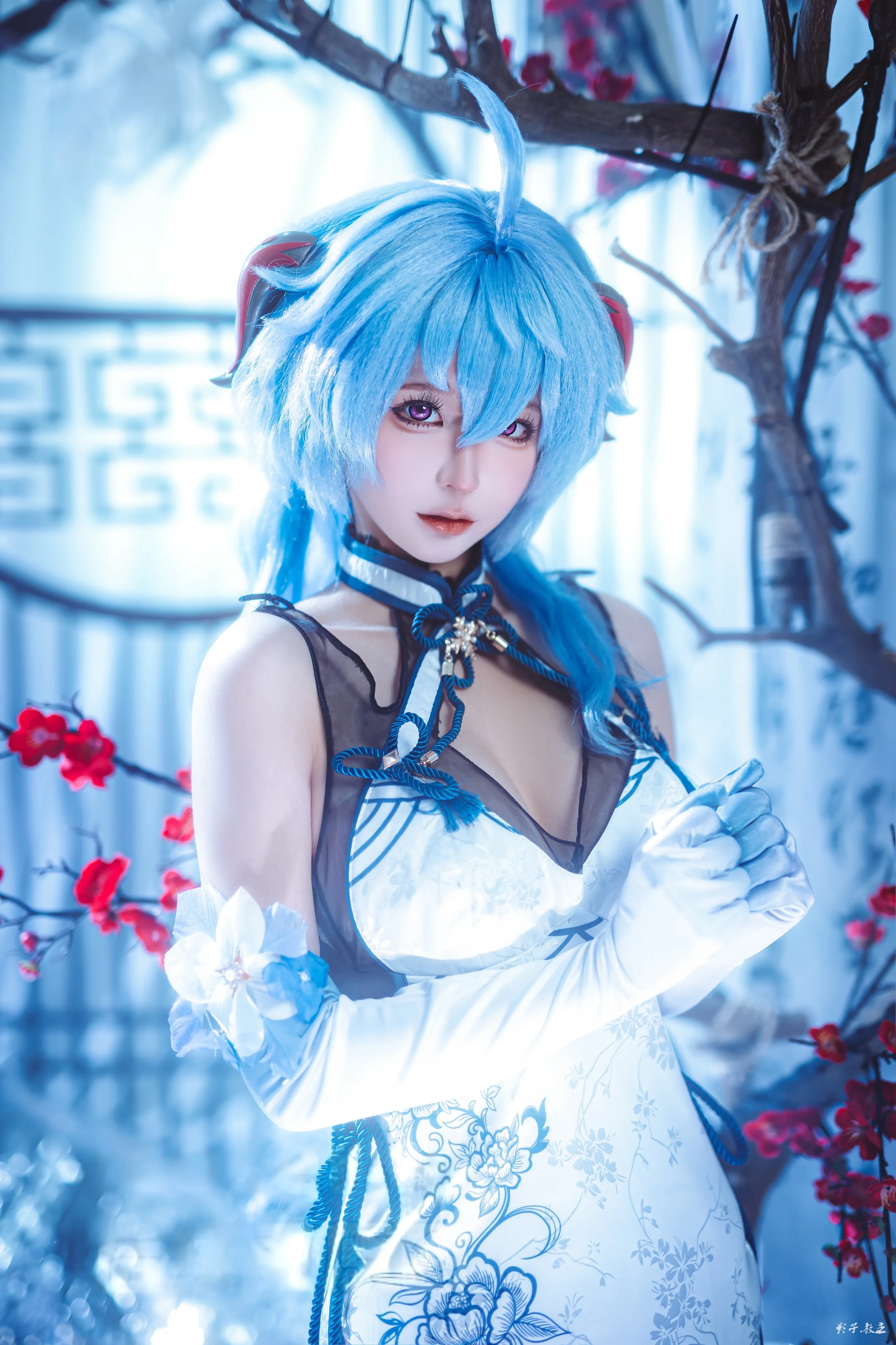 Momo ngu ngốc - Genshin Impact Gan Yu Cheongsam