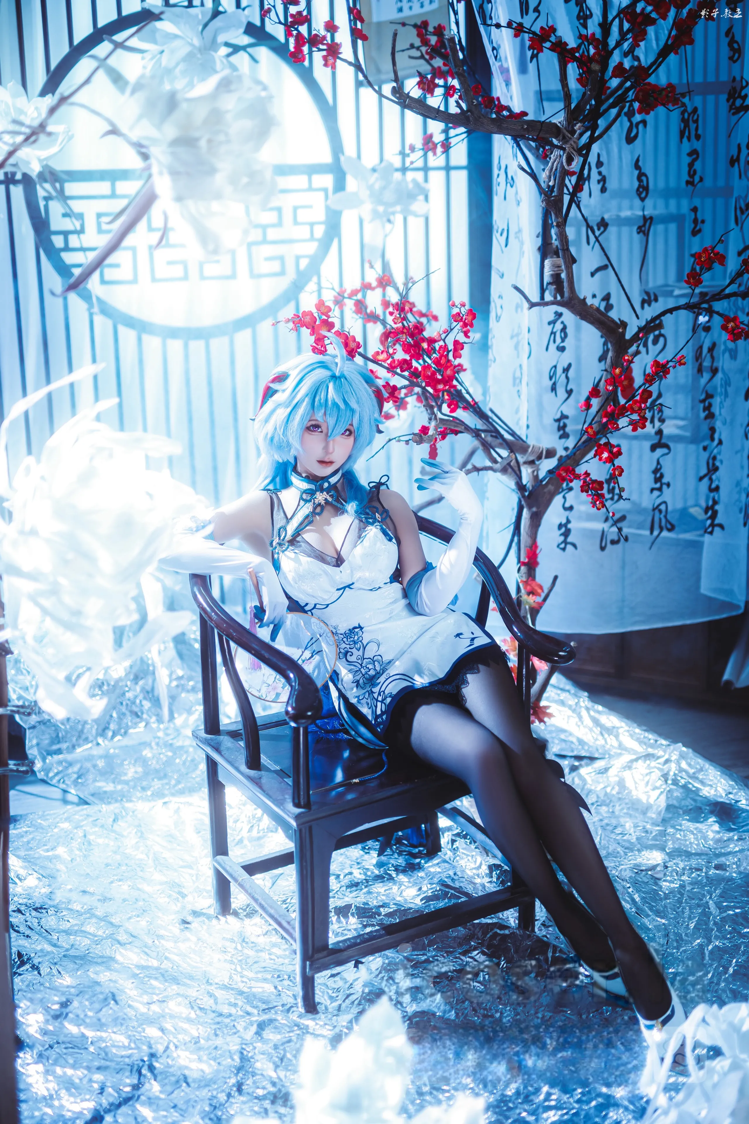 Momo ngu ngốc - Genshin Impact Gan Yu Cheongsam