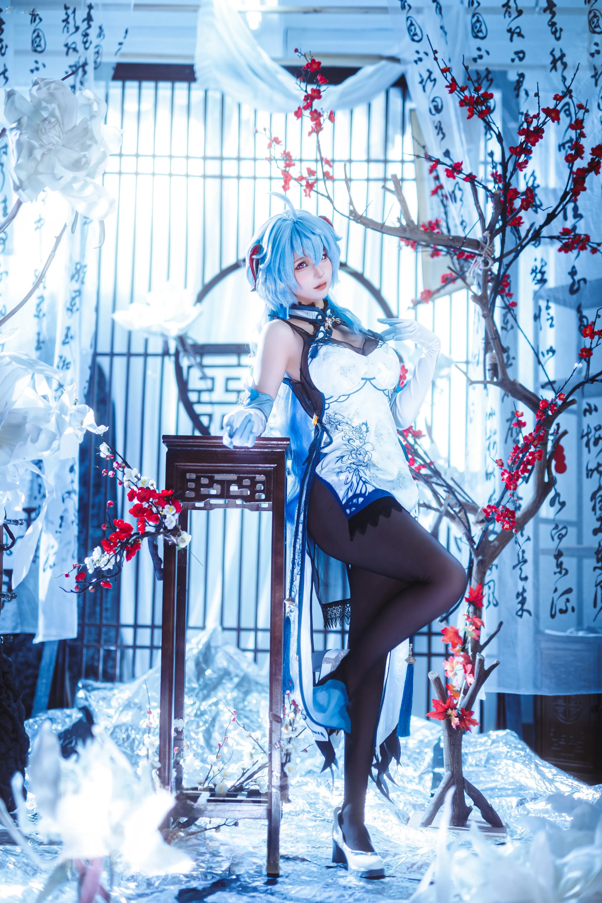 Momo ngu ngốc - Genshin Impact Gan Yu Cheongsam