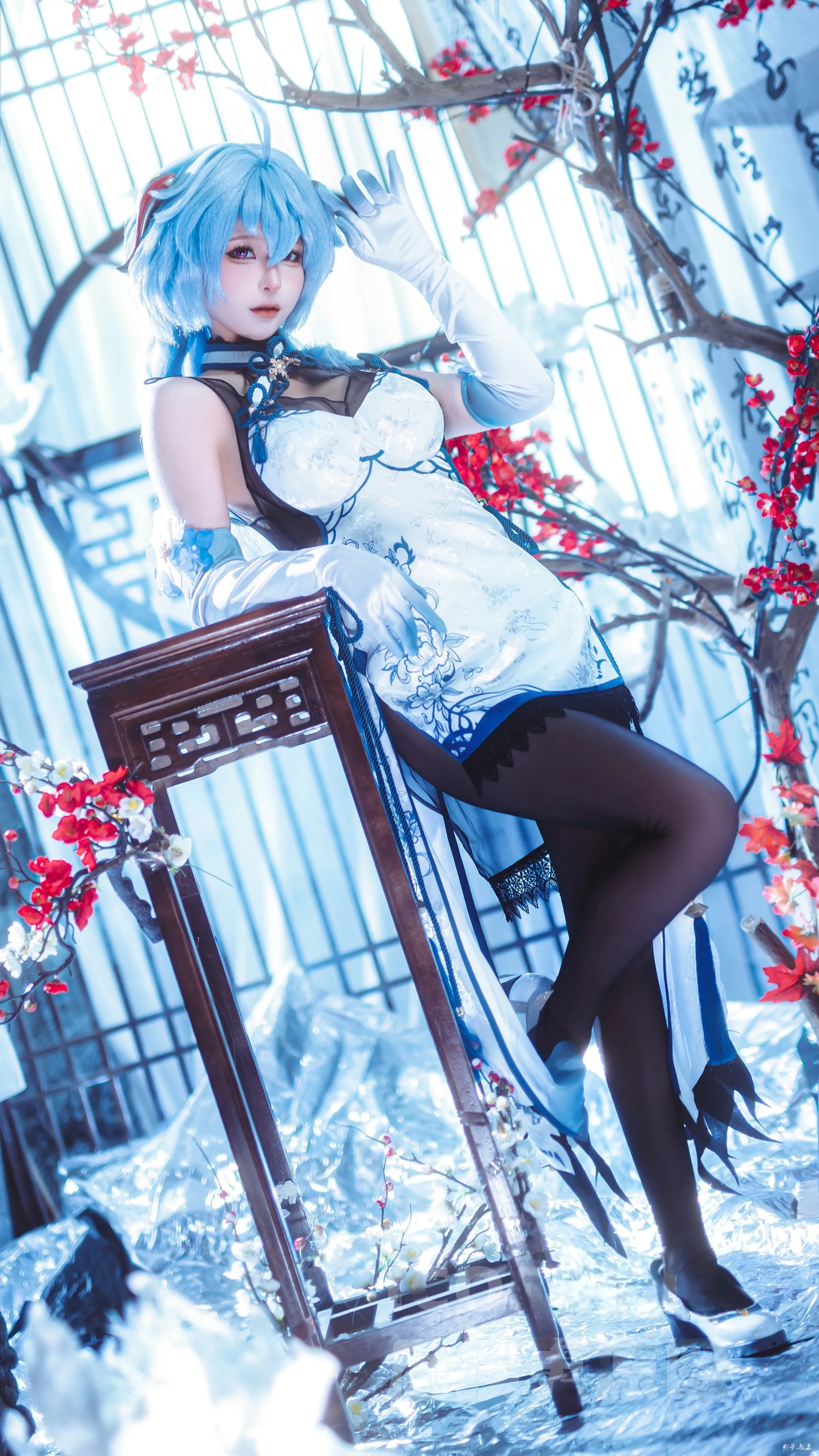 Momo ngu ngốc - Genshin Impact Gan Yu Cheongsam
