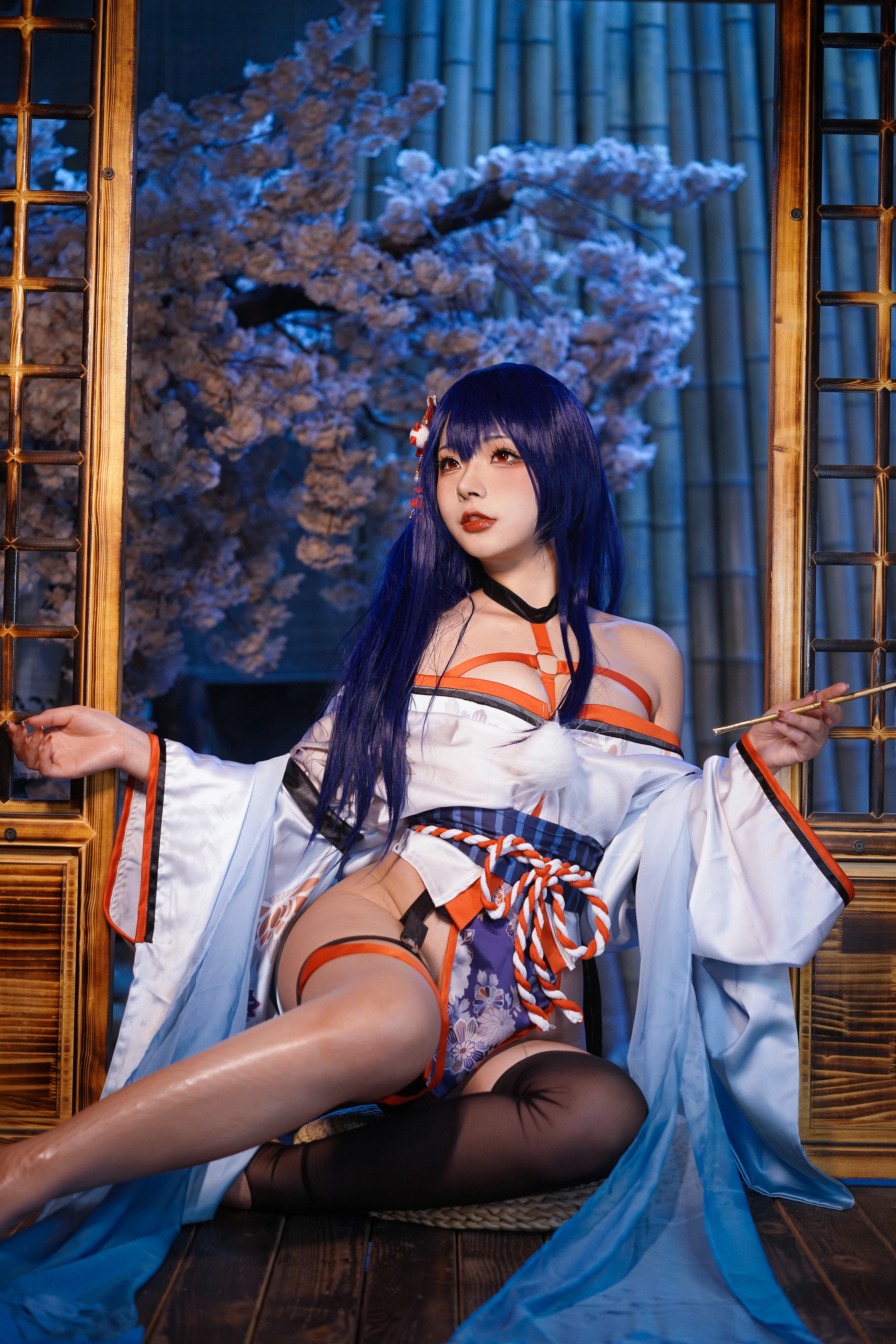 Yuuhui Yuhui No.28 Mako-Oil Oil trên kimono