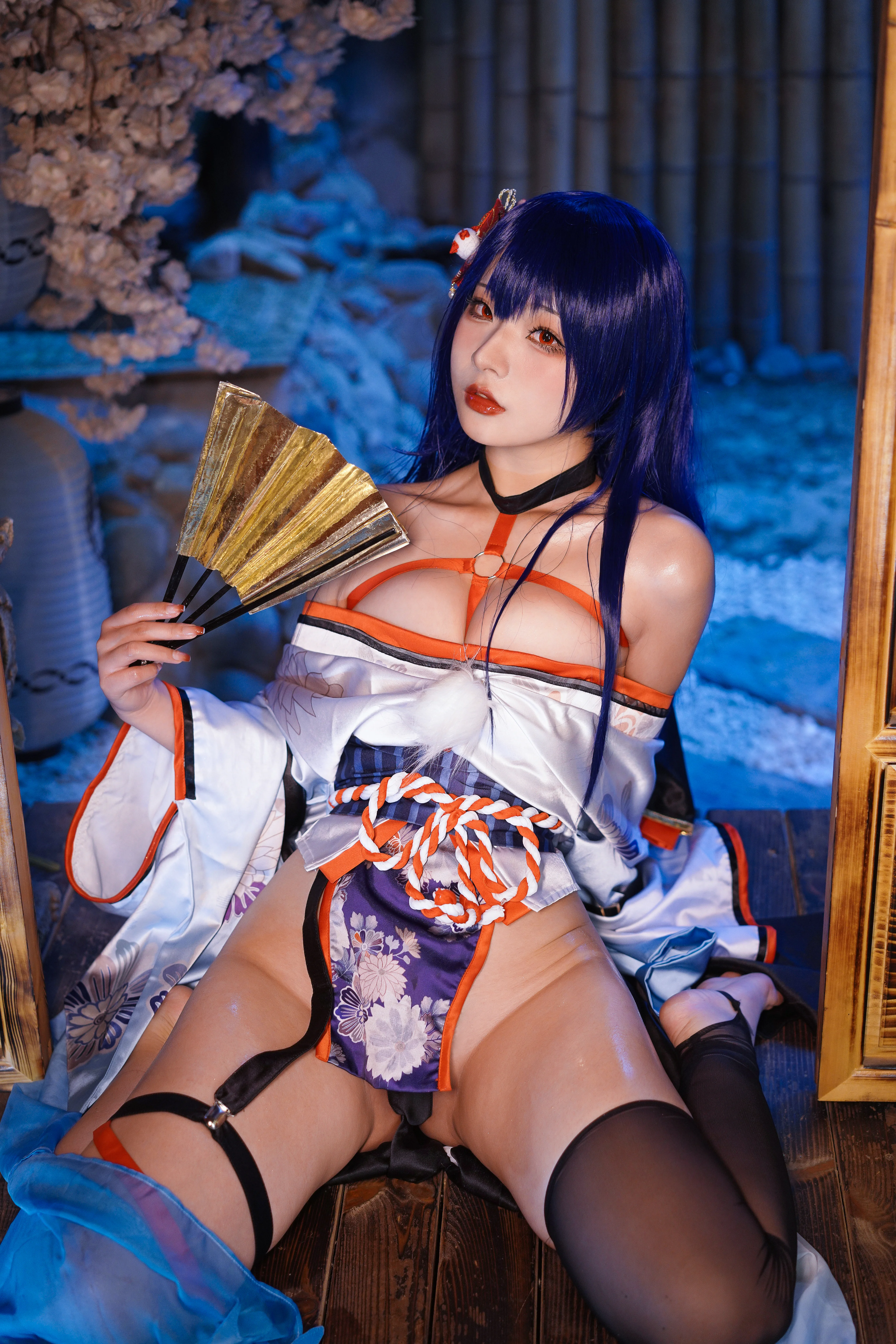 Yuuhui Yuhui No.28 Mako-Oil Oil trên kimono