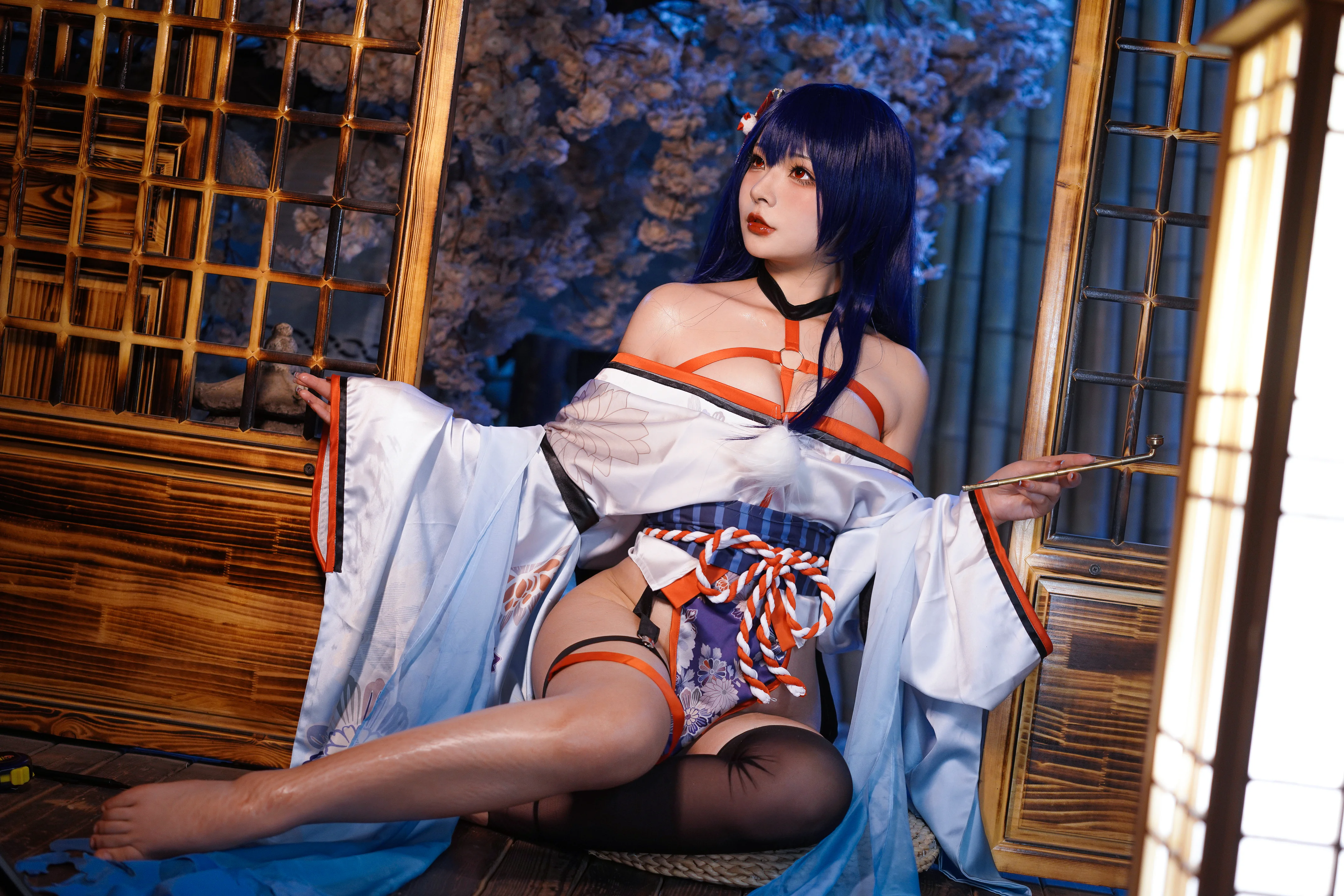 Yuuhui Yuhui No.28 Mako-Oil Oil trên kimono