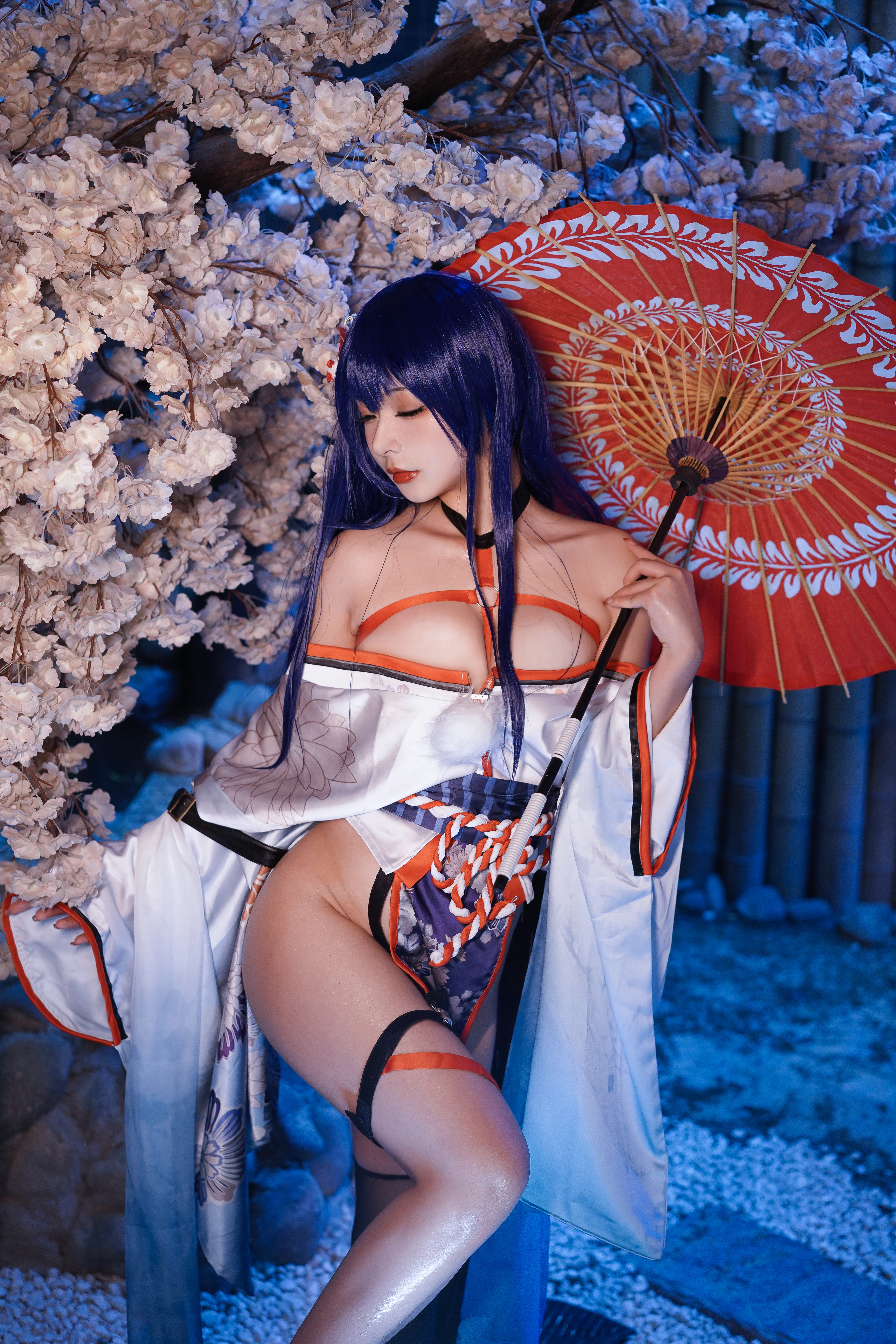 Yuuhui Yuhui No.28 Mako-Oil Oil trên kimono