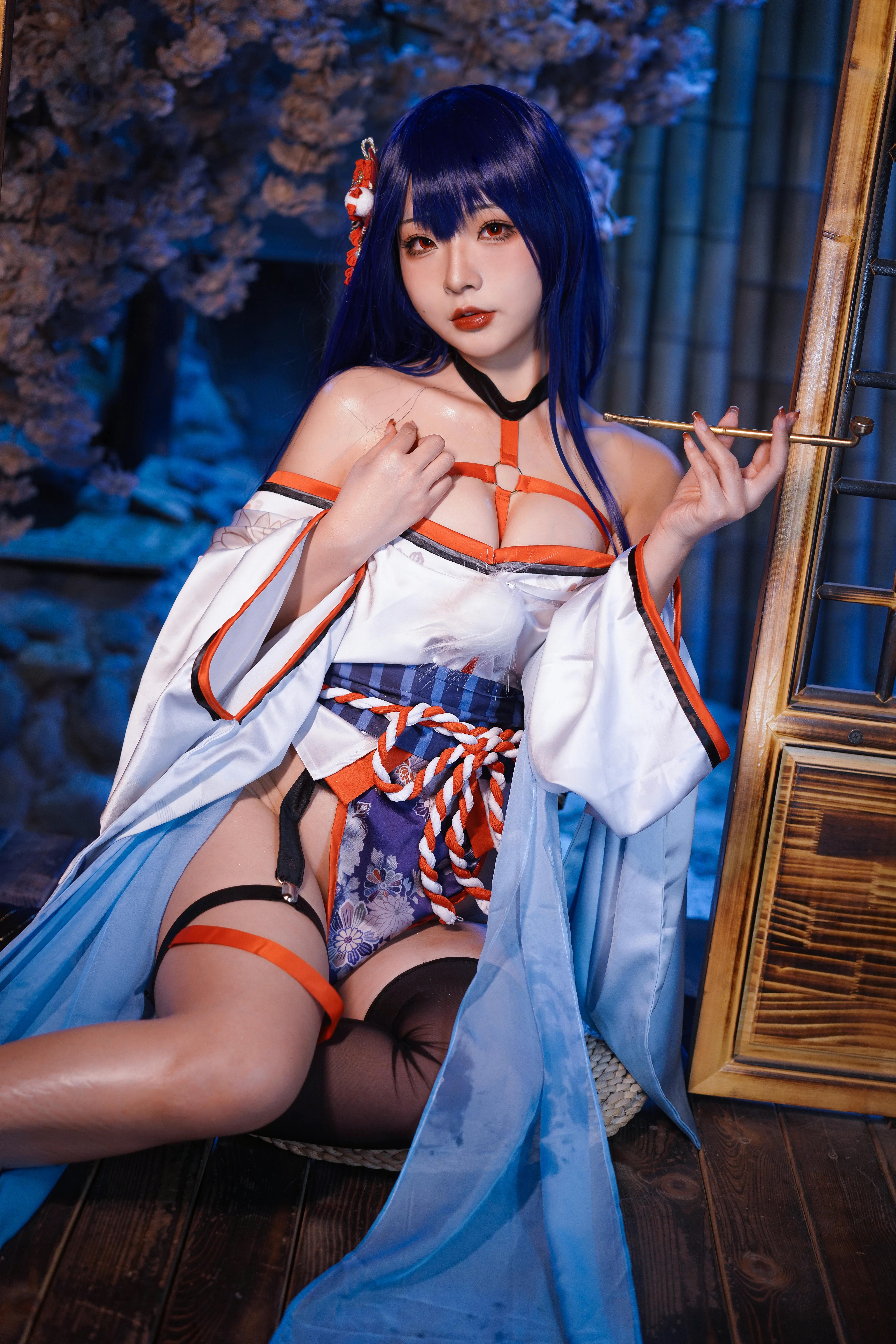 Yuuhui Yuhui No.28 Mako-Oil Oil trên kimono