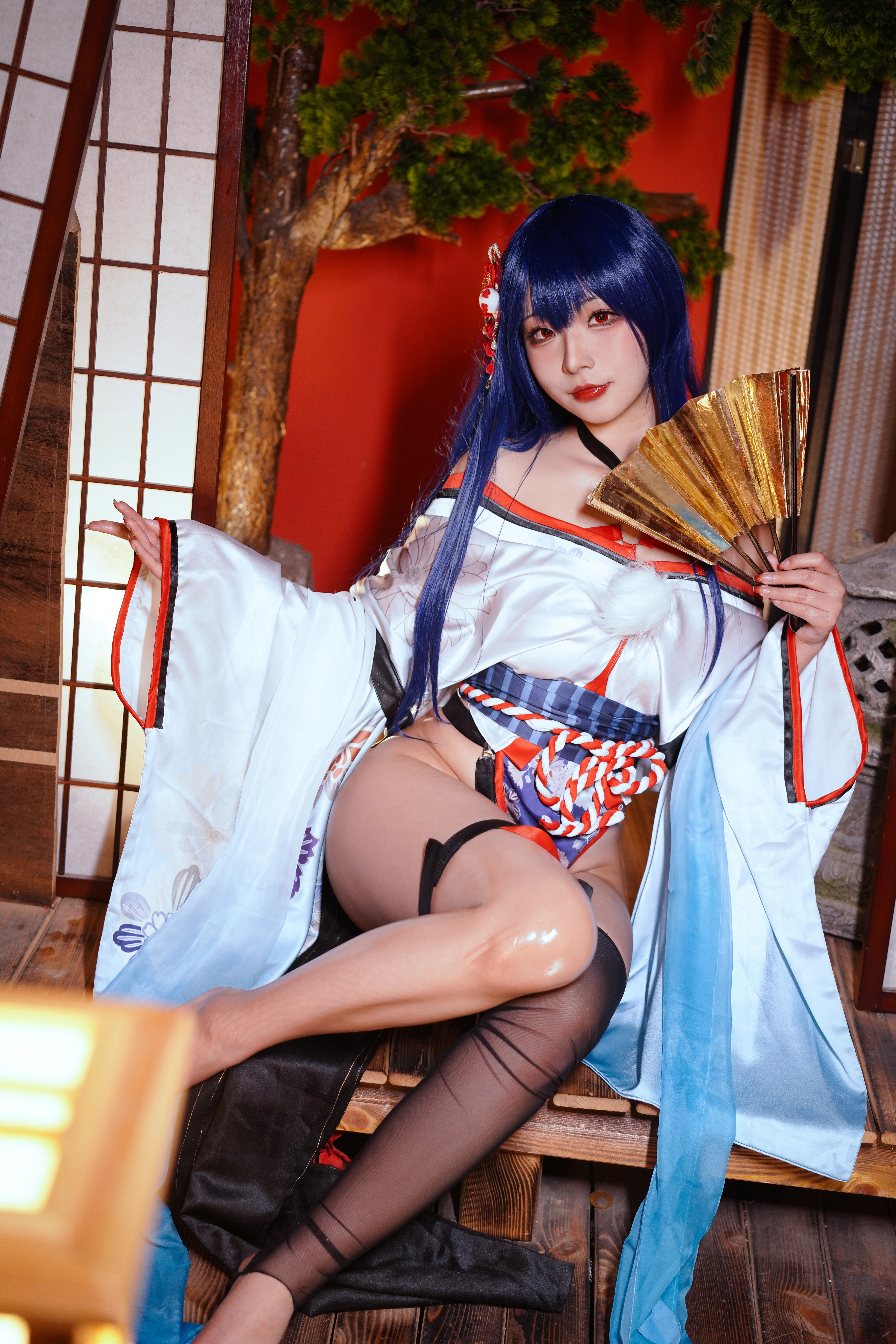 Yuuhui Yuhui No.28 Mako-Oil Oil trên kimono
