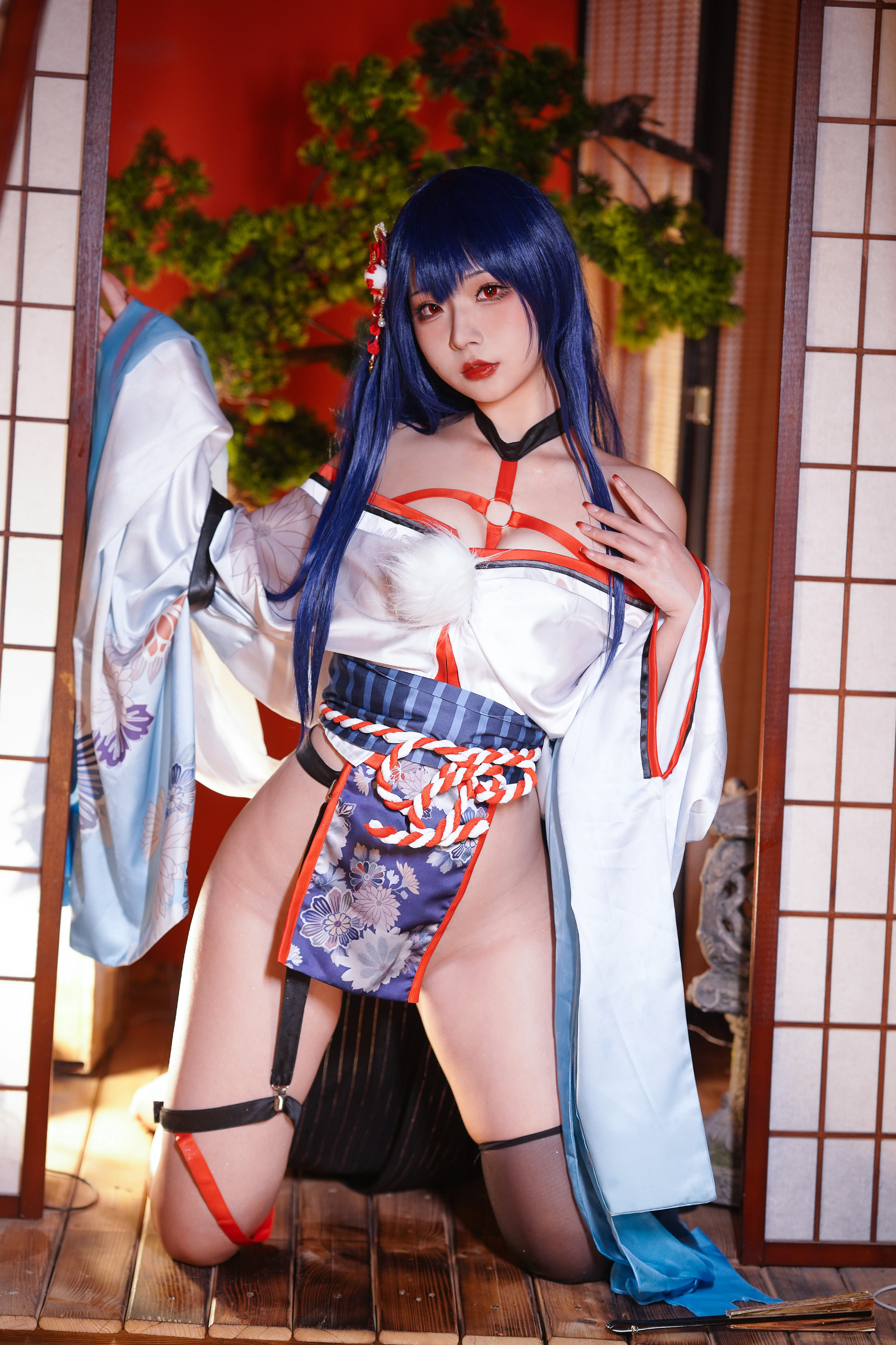 Yuuhui Yuhui No.28 Mako-Oil Oil trên kimono