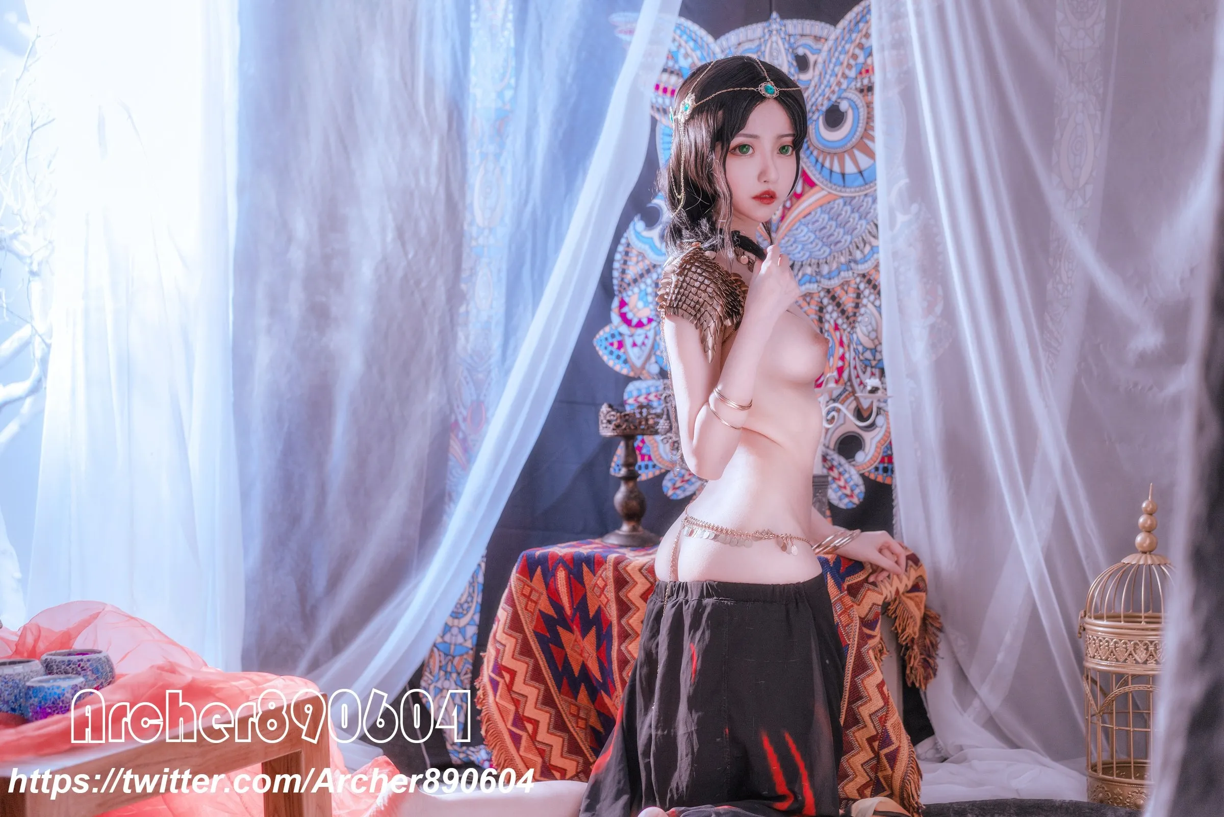 Huangjin er bi wang cosplay Aeilian - Ghostblade
