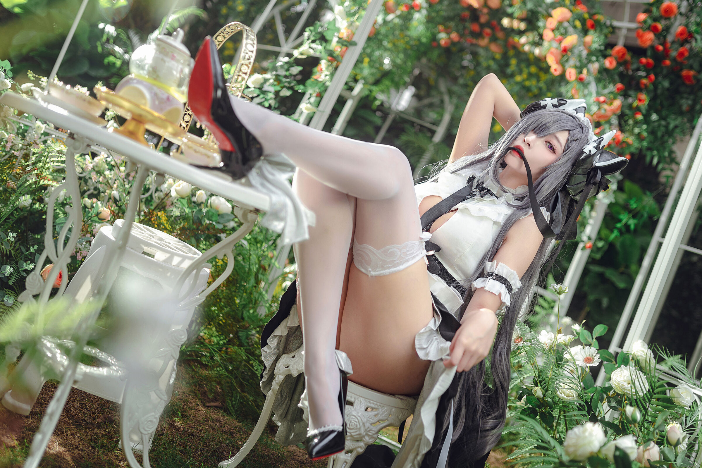 Miyamoto - Trang phục Maid August