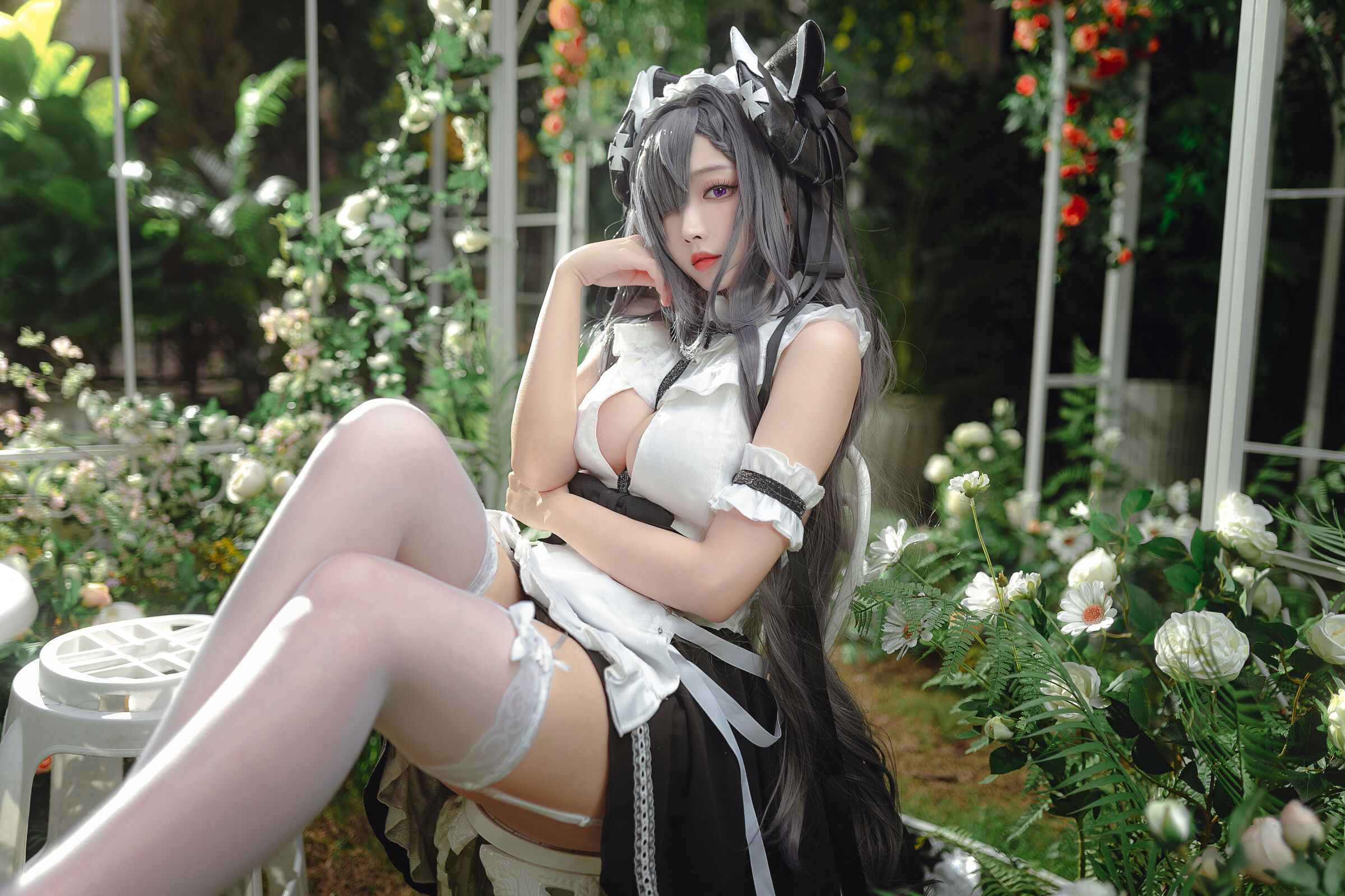 Miyamoto - Trang phục Maid August