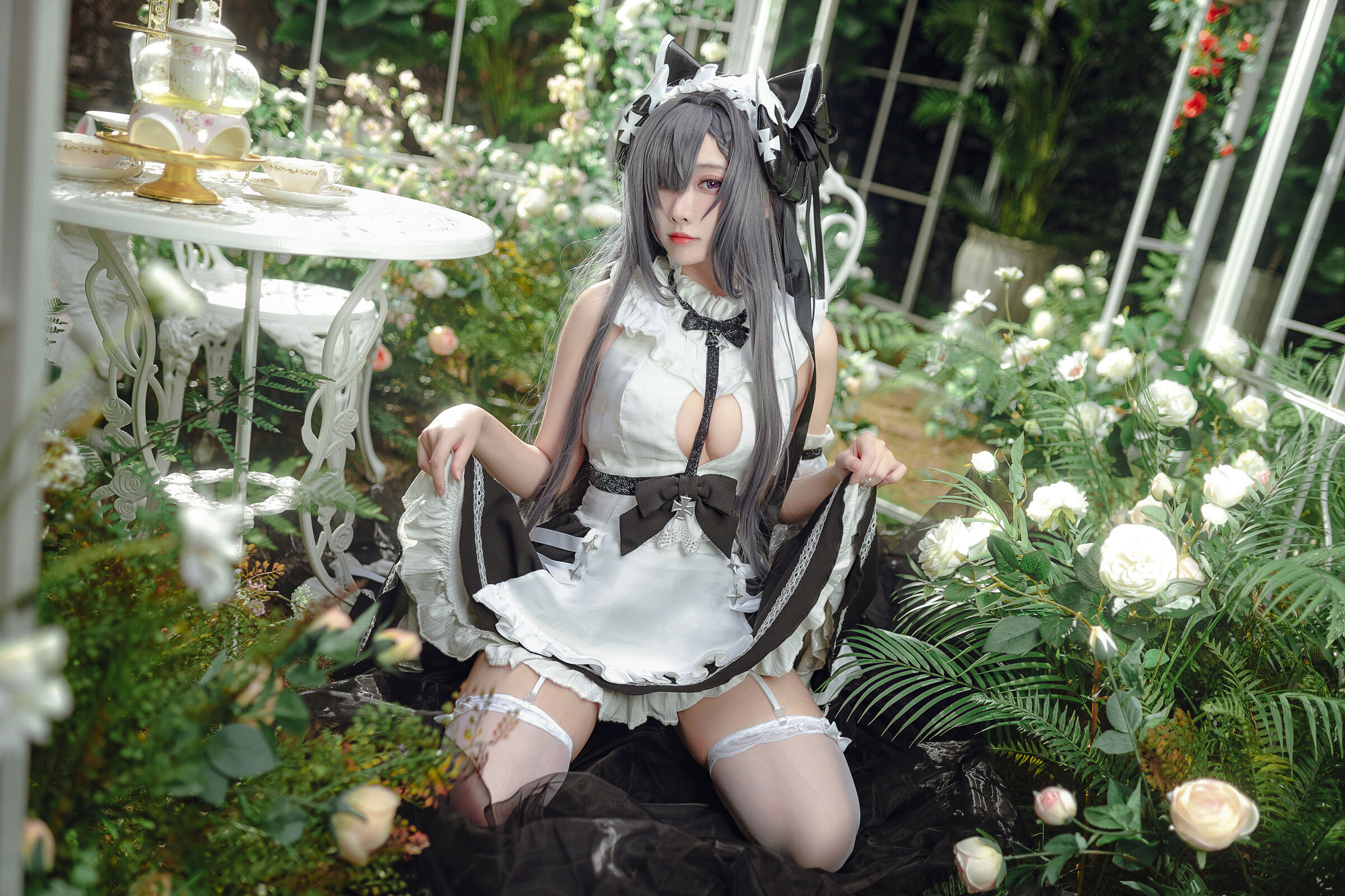 Miyamoto - Trang phục Maid August