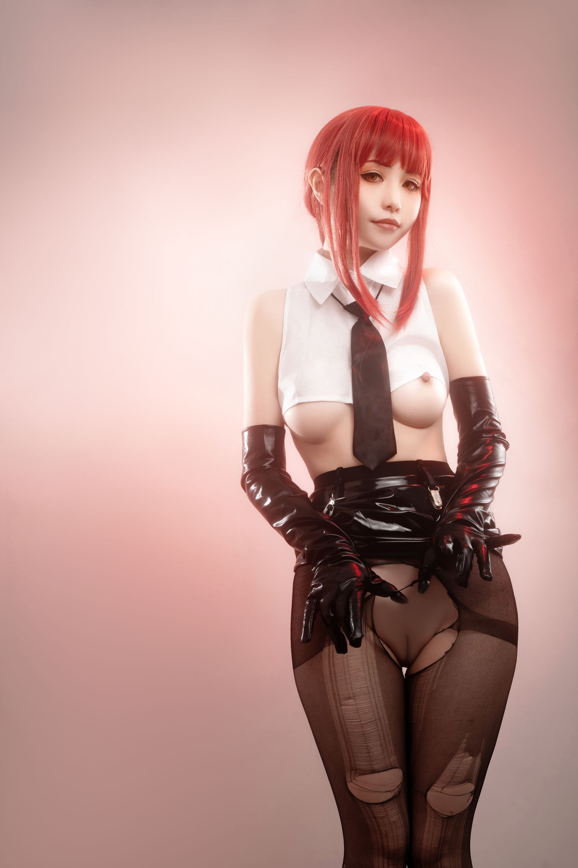 Hornycos - Cosplays đẹp mắt tóc đỏ như người đàn ông cưa máy Makima (Patreon)