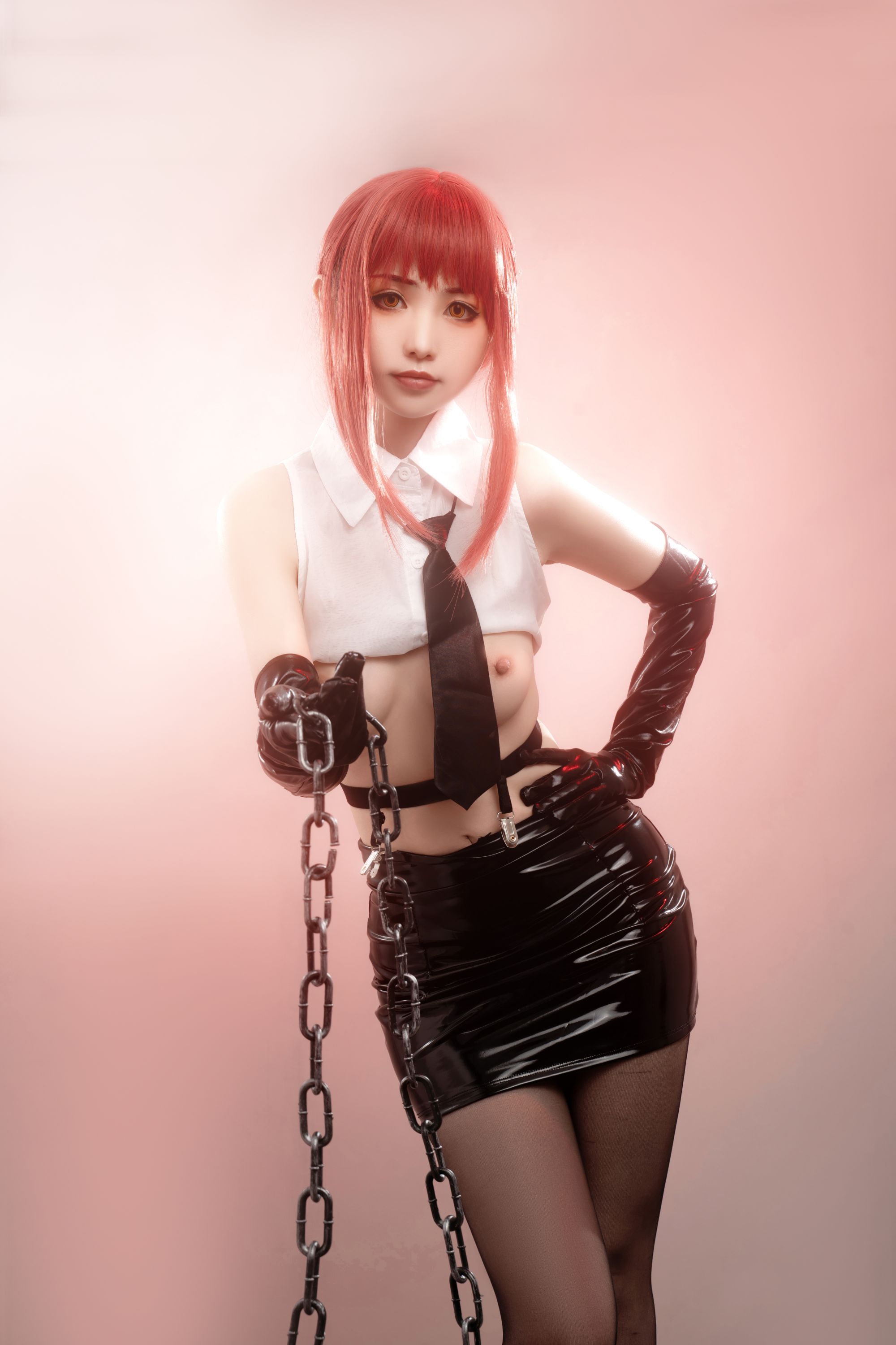 Hornycos - Cosplays đẹp mắt tóc đỏ như người đàn ông cưa máy Makima (Patreon)